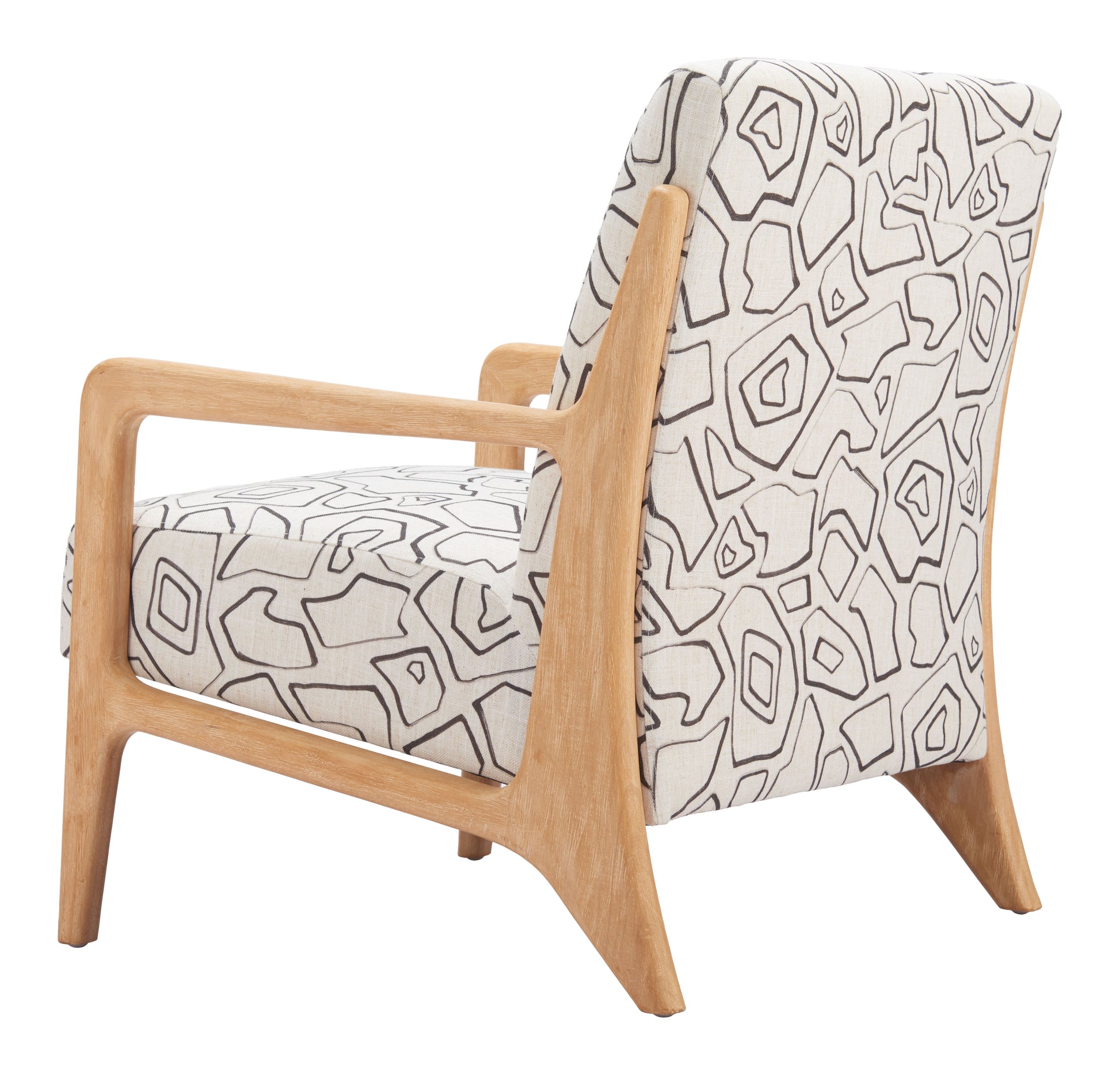 Runa Accent Chair Beige & Natural - 5