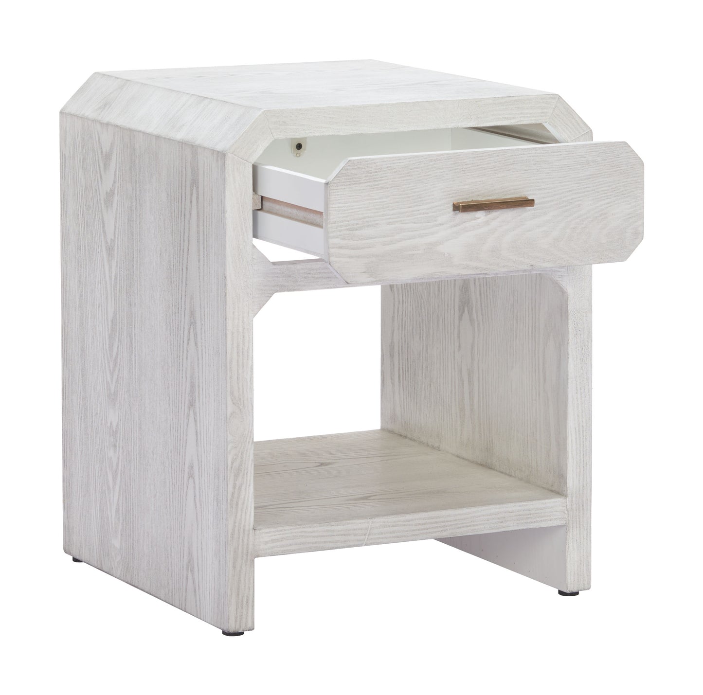 Yume Side Table Oak White - 7
