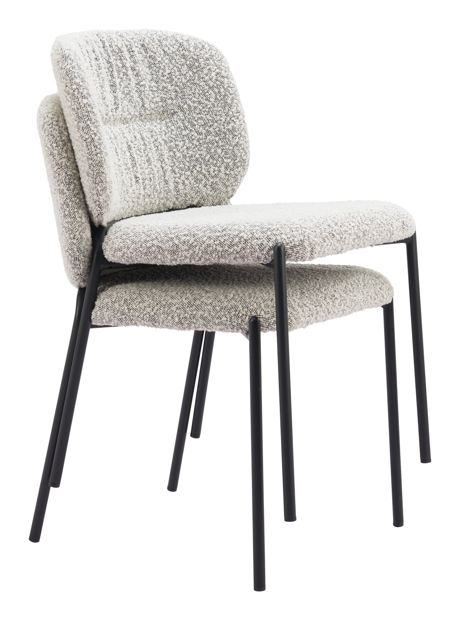 Plat Dining Chair (Set of 2) Gray - 7