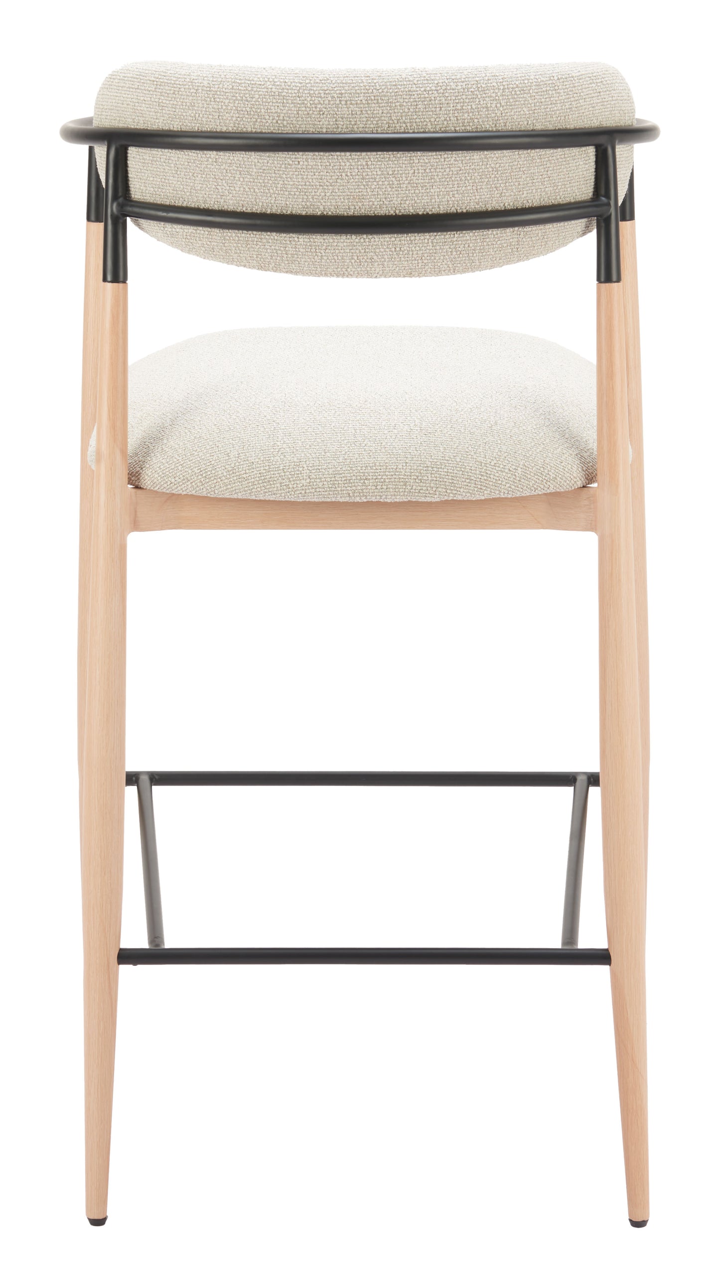 Equinox Barstool Oyster Gray & Natural - 4