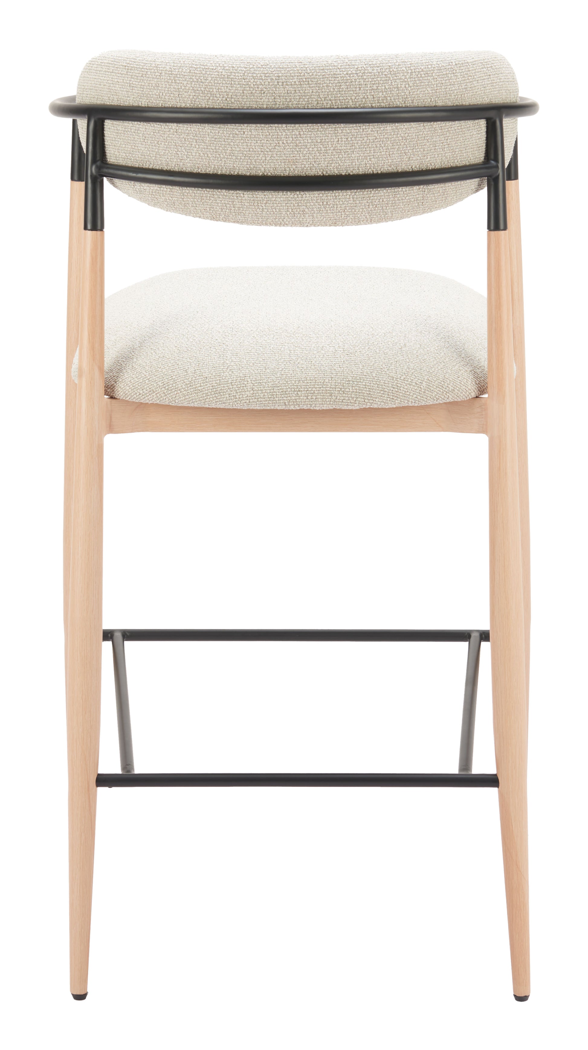Equinox Barstool Oyster Gray & Natural - 4