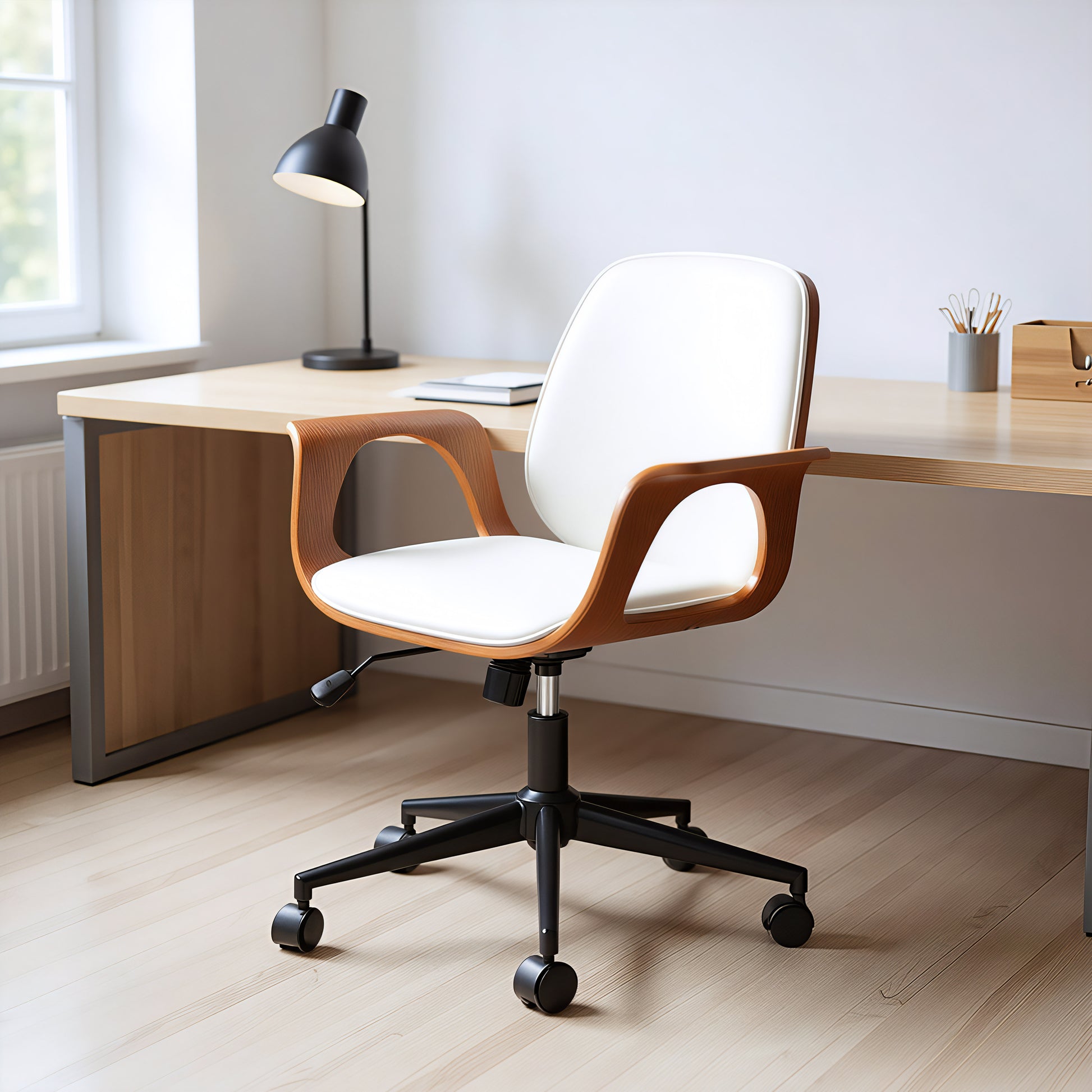 Ali Office Chair White - 12