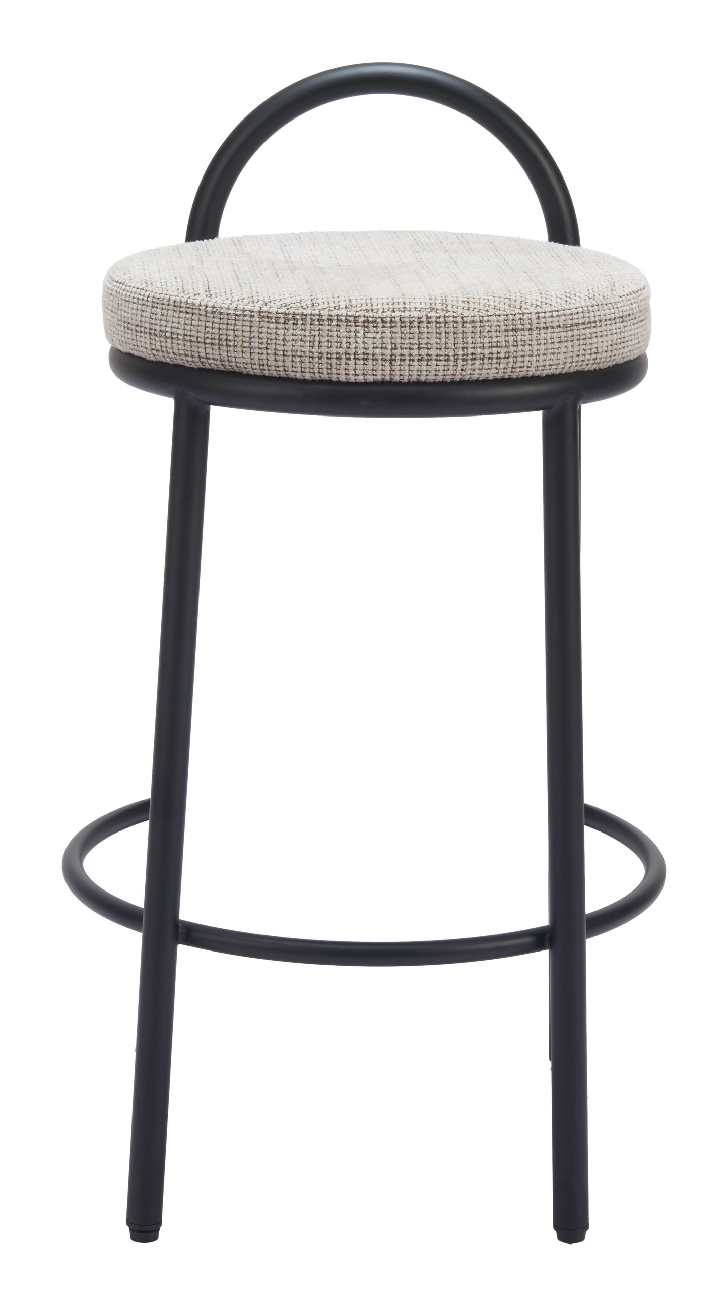 Sisal Counter Stool (Set of 2) Beige Tweed - 3