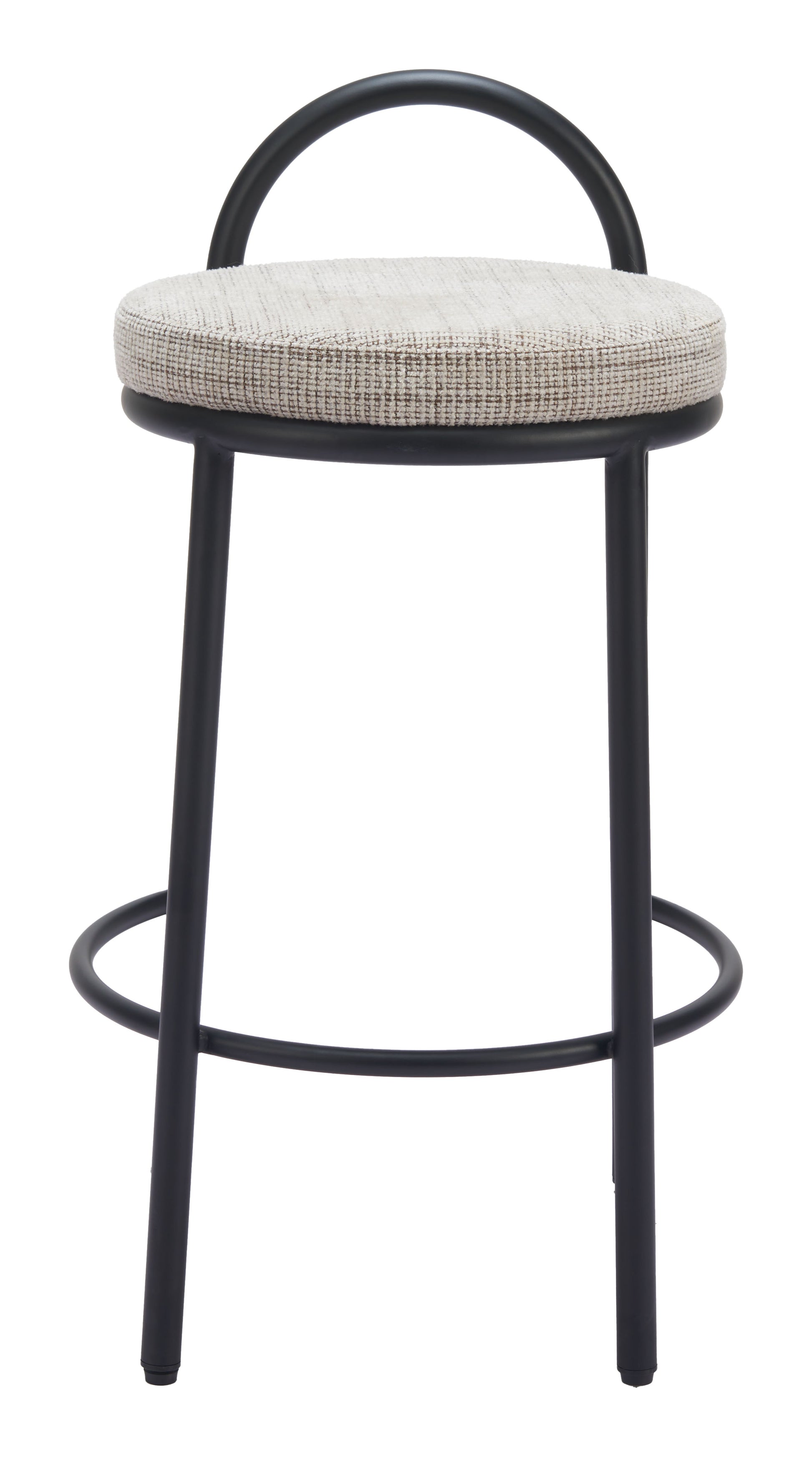 Sisal Counter Stool (Set of 2) Beige Tweed - 3
