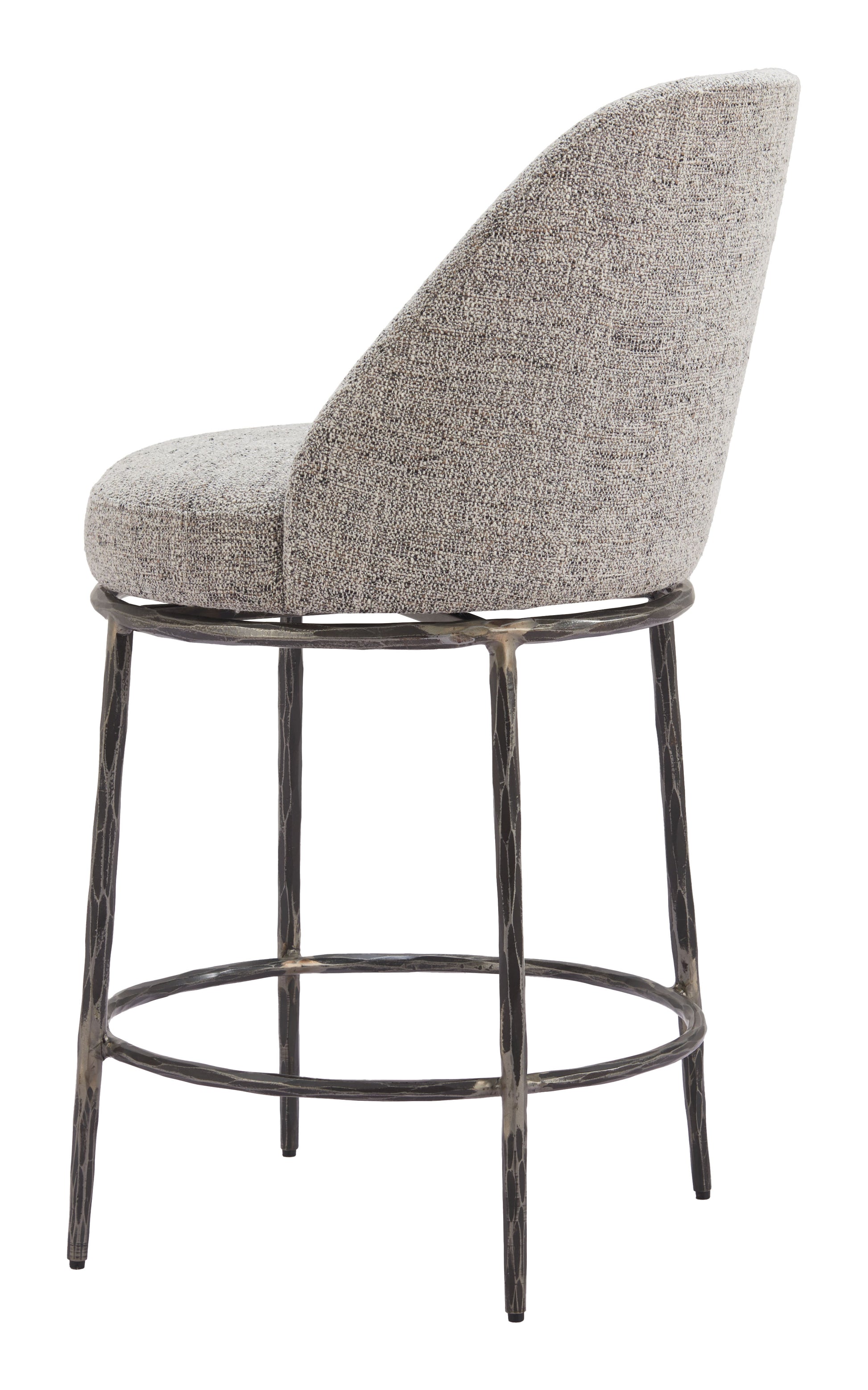 Nordhavn Swivel Counter Stool Gray - 5