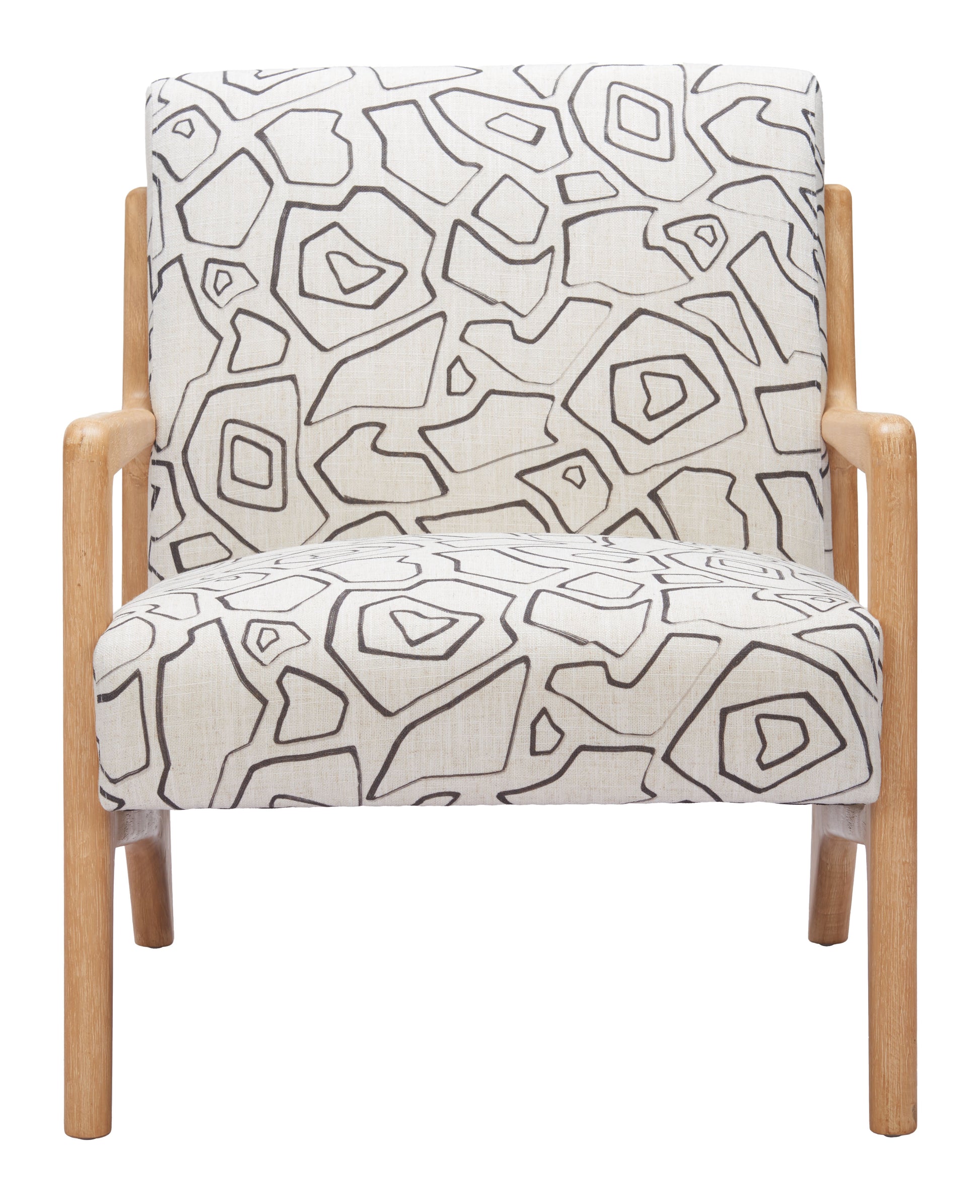 Runa Accent Chair Beige & Natural - 3