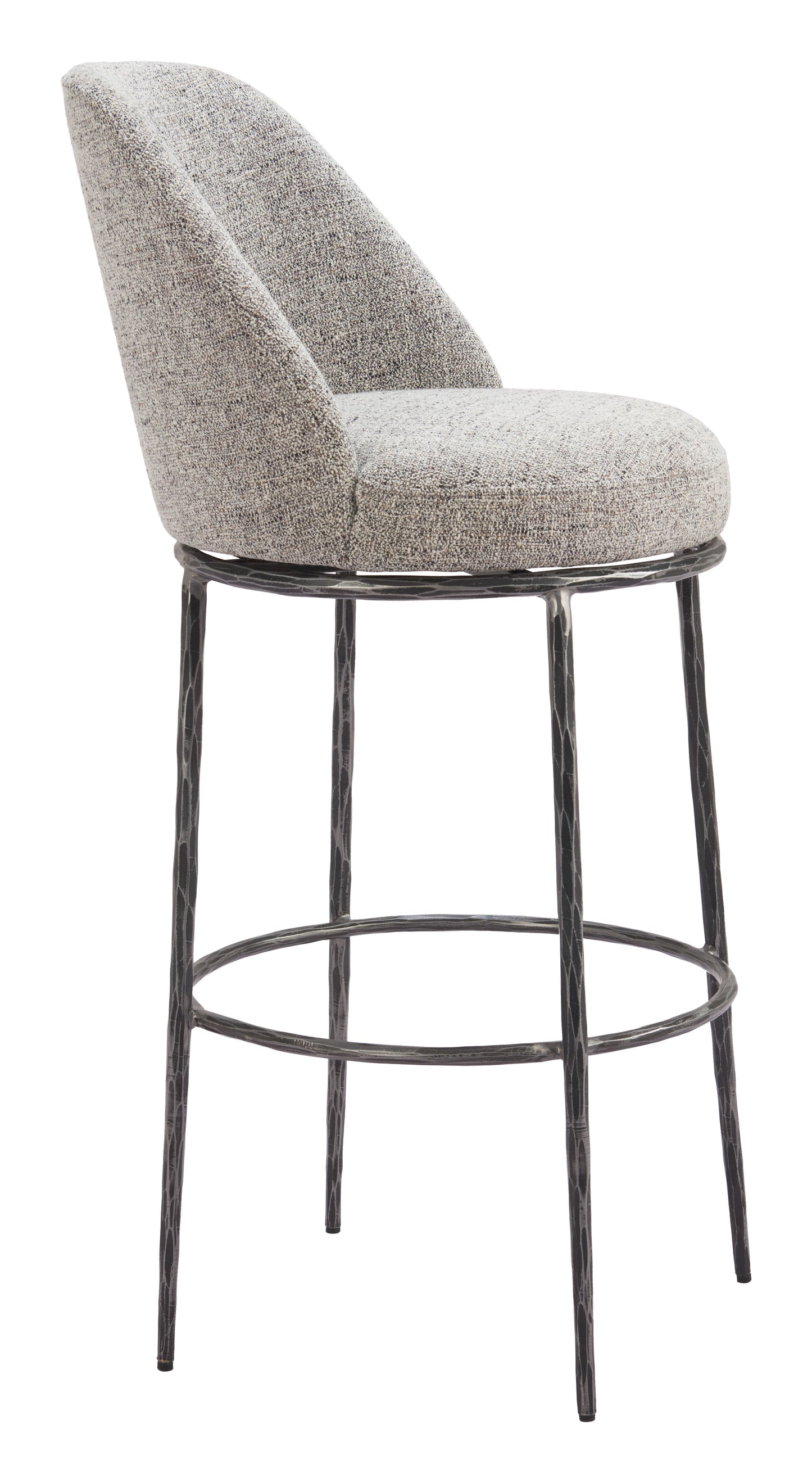 Nordhavn Swivel Barstool Gray - 6