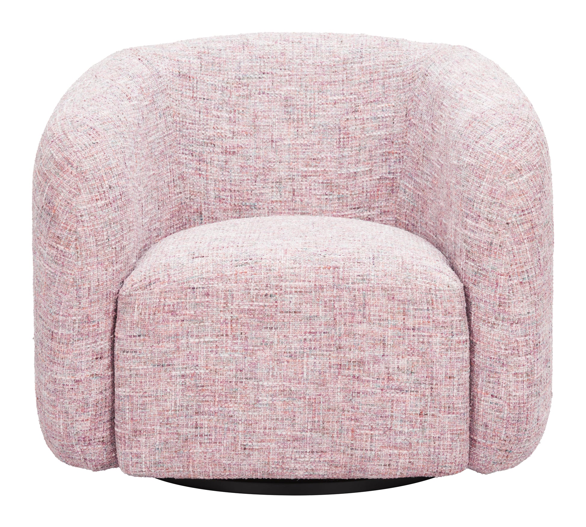 Refine Swivel Chair Pink Tweed - 3