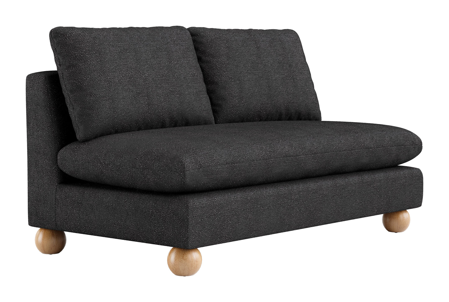 Minze Loveseat Black - 6