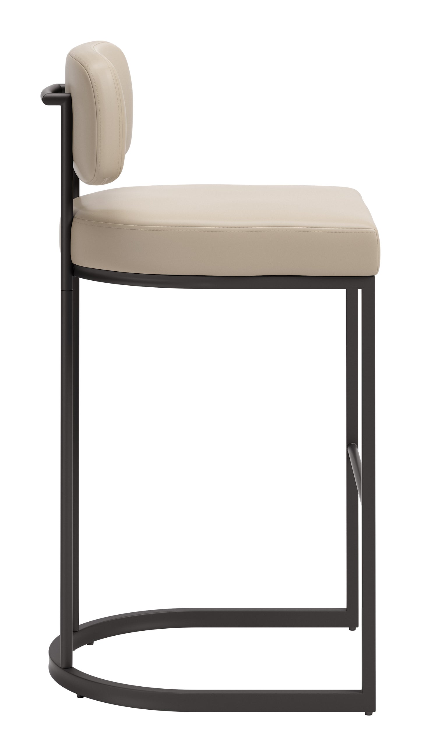 Velar Barstool (Set of 2) Beige & Gray - 2