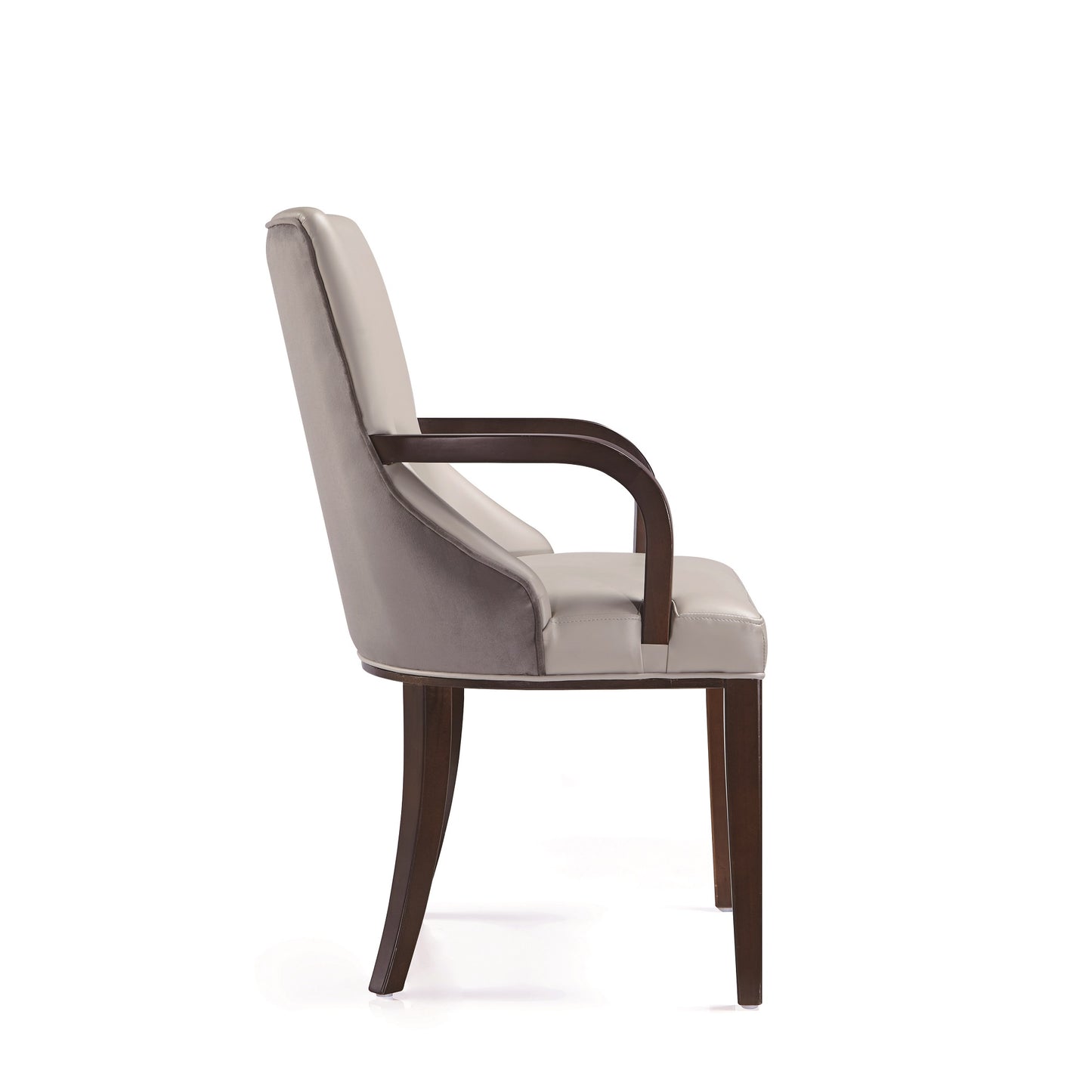 Shubert Modern 6-Piece Dining Chair Set in Light Gray 6-DC055AR-LG