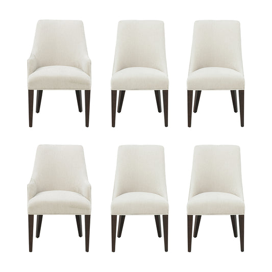 Beever Modern 6-Piece Dining Chair Set in Cream 6-DC103-CR