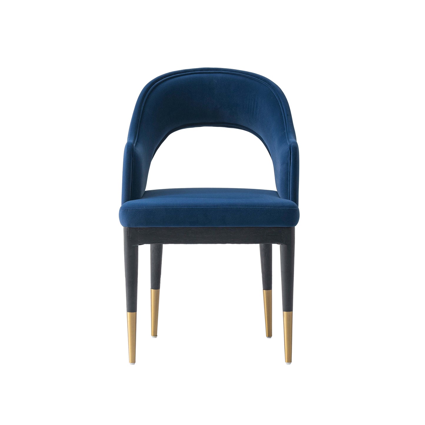 Carrington and Rockaway Modern Industry Chic 7-Piece Dining Set in Midnight Blue and Black 6-DT02DC089AR-BKBL