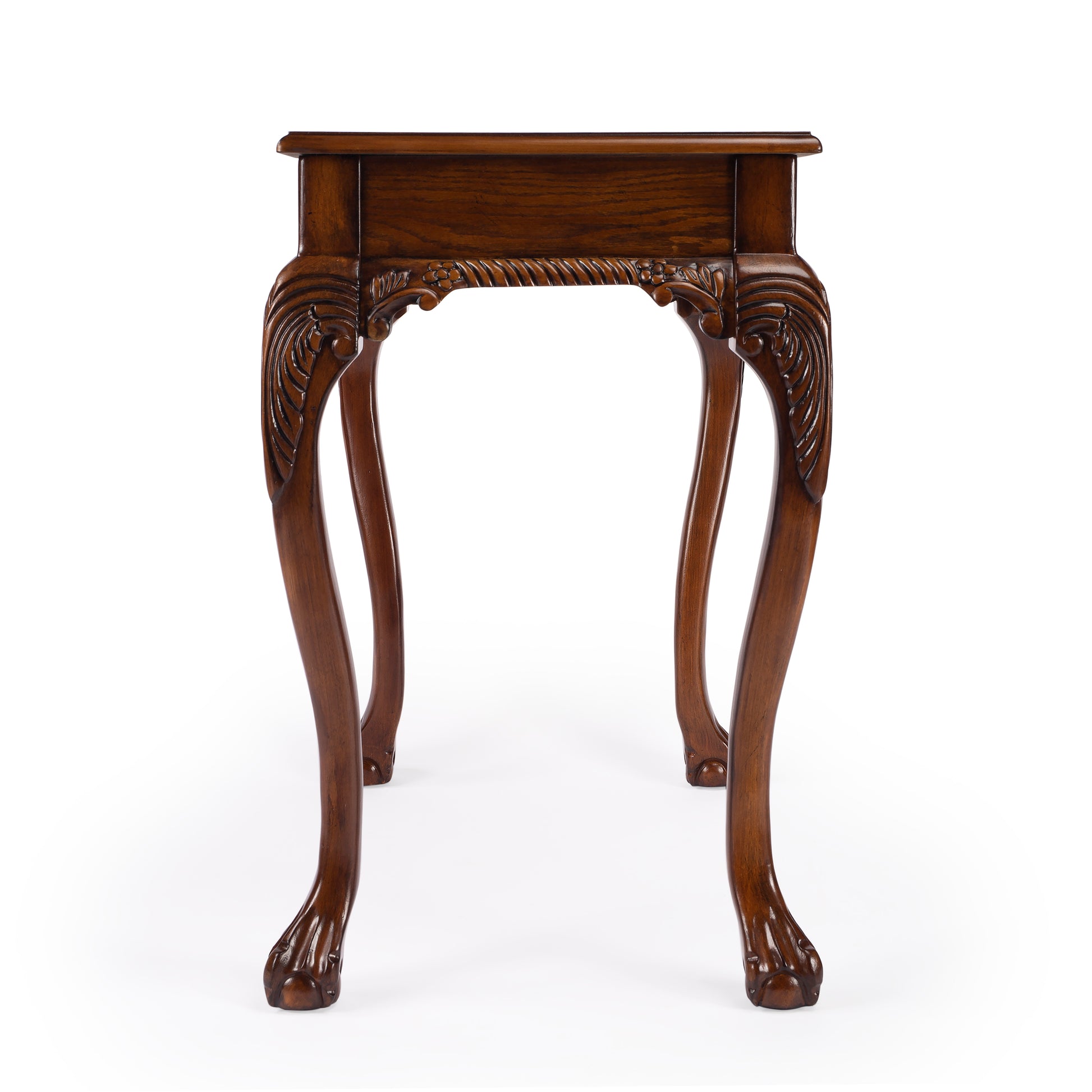 Butler Specialty Company Dupree 35 in. W Rectangular Wood 1 Drawer Traditional Writing Desk, Medium Brown