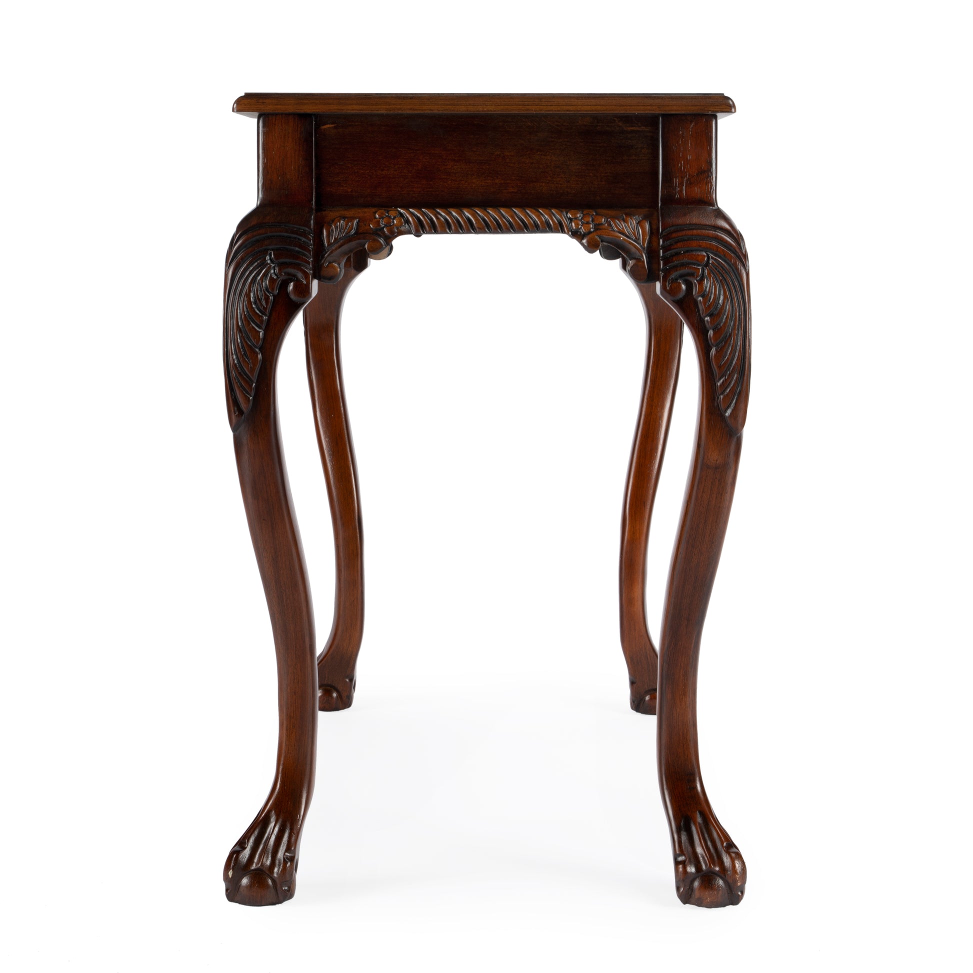 Butler Specialty Company Dupree 35 in. W Rectangular Wood 1 Drawer Traditional Writing Desk, Dark Brown