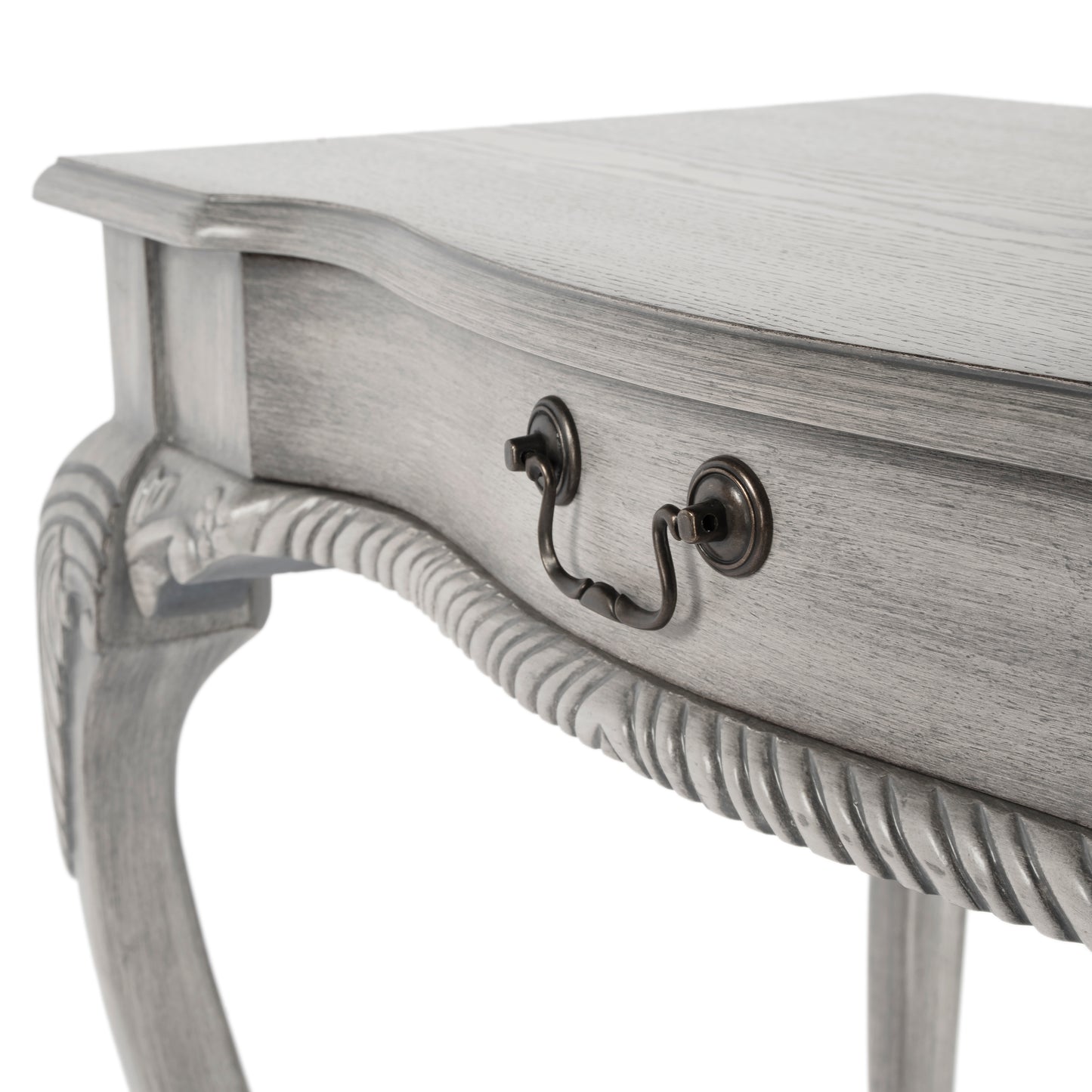 Butler Specialty Company Dupree 35 in. W Rectangular Wood 1 Drawer Traditional Writing Desk, Gray