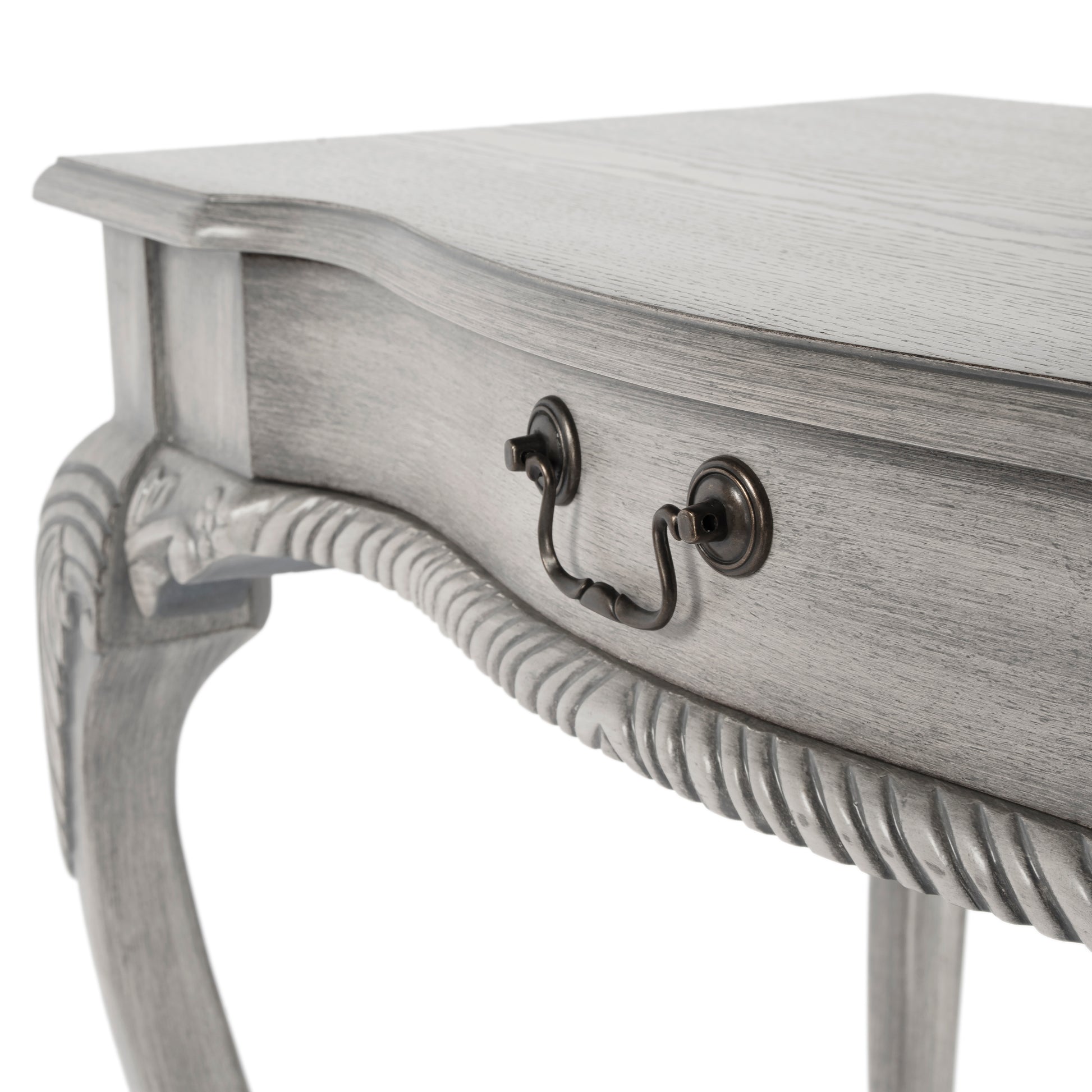 Butler Specialty Company Dupree 35 in. W Rectangular Wood 1 Drawer Traditional Writing Desk, Gray