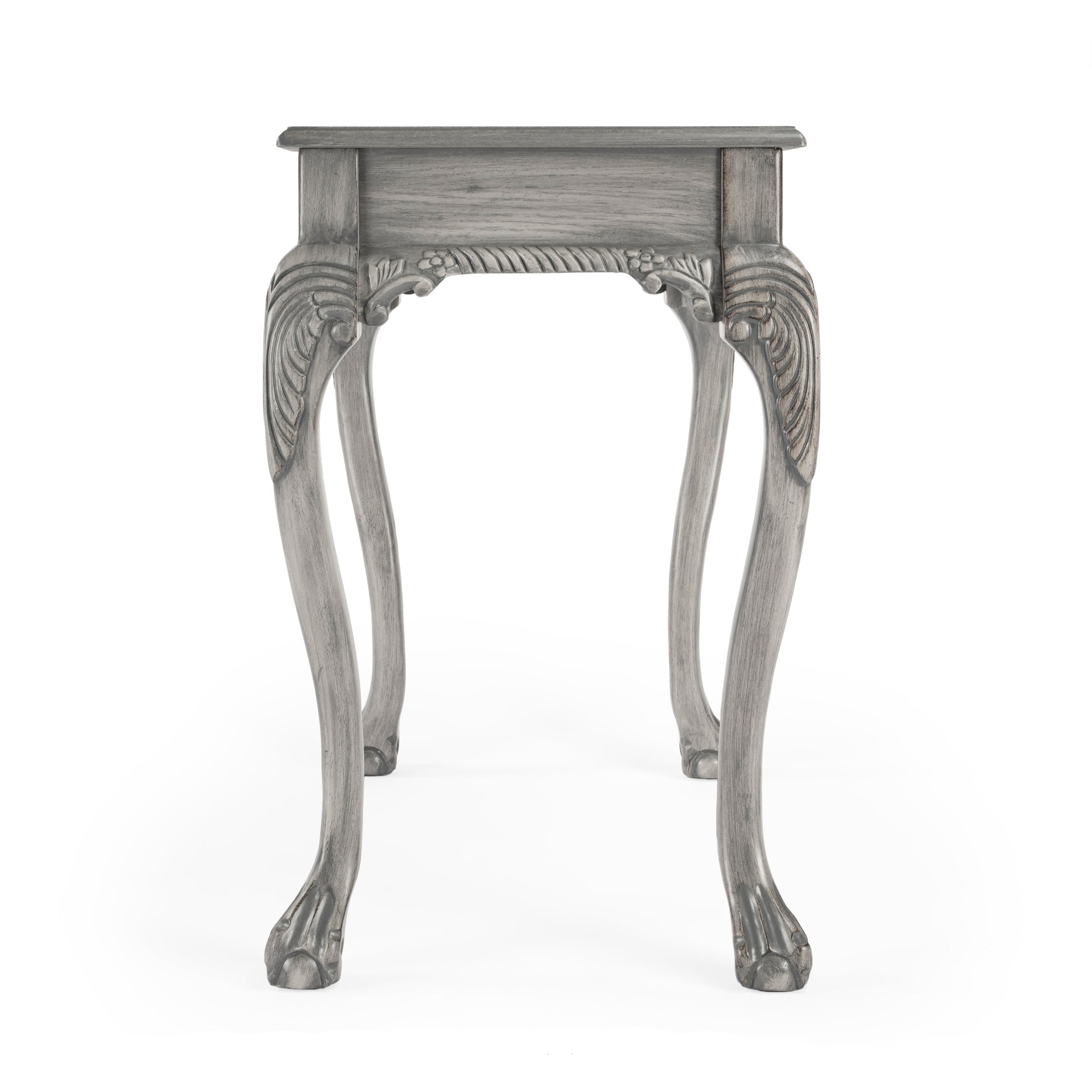 Butler Specialty Company Dupree 35 in. W Rectangular Wood 1 Drawer Traditional Writing Desk, Gray