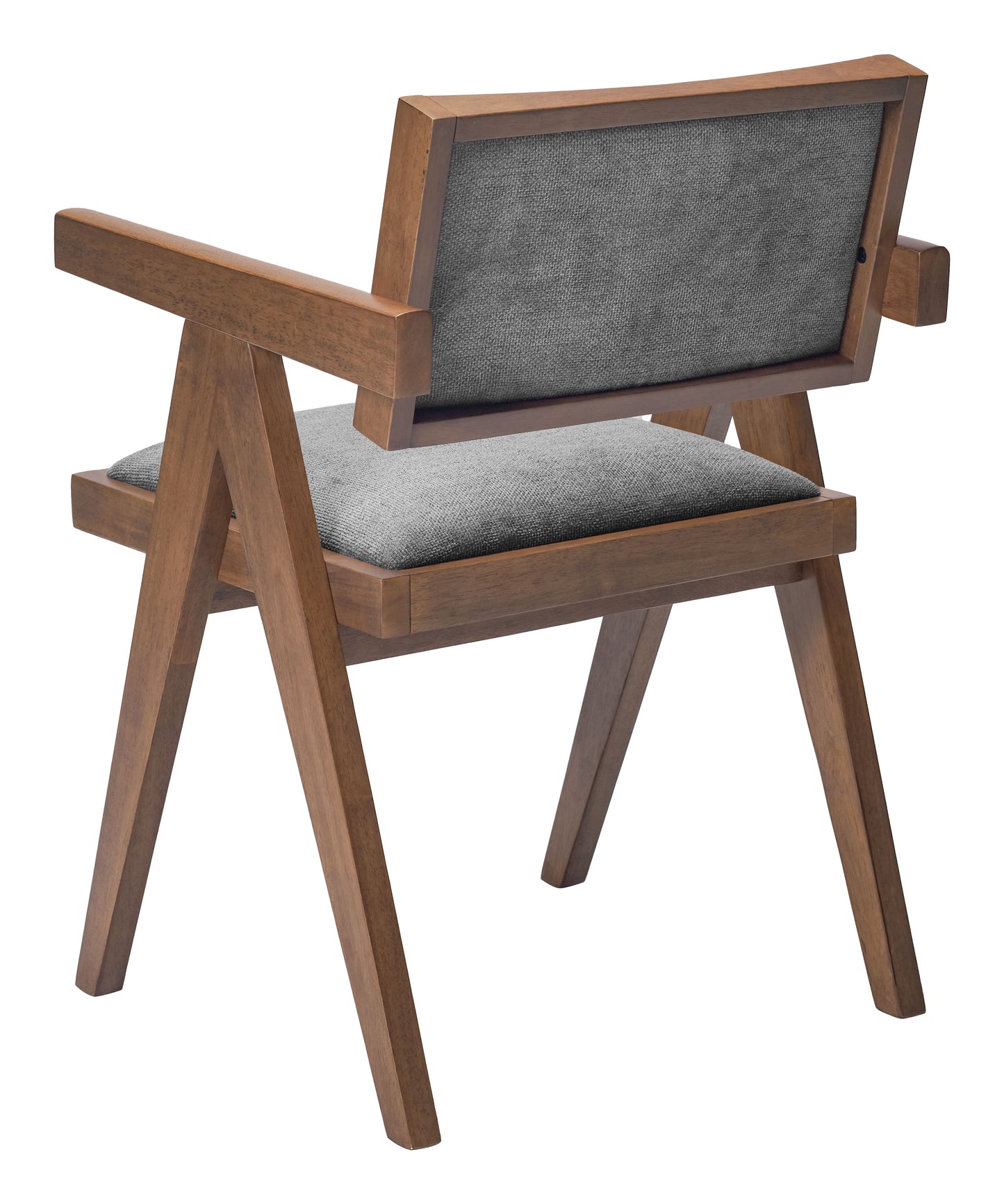 Delhi Dining Chair (Set of 2) Gray & Walnut - 5