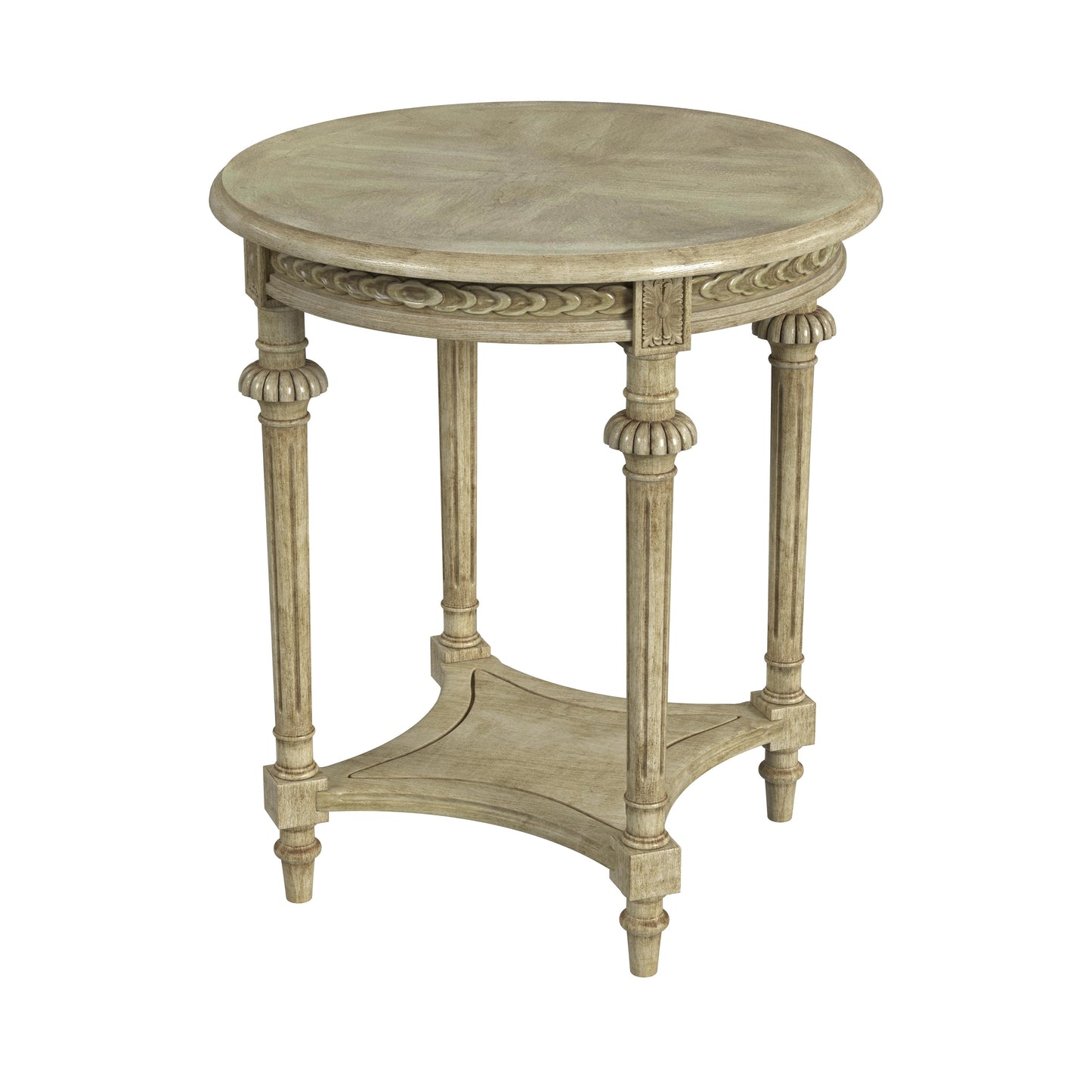Hellinger Round End Table in Beige 6162424
