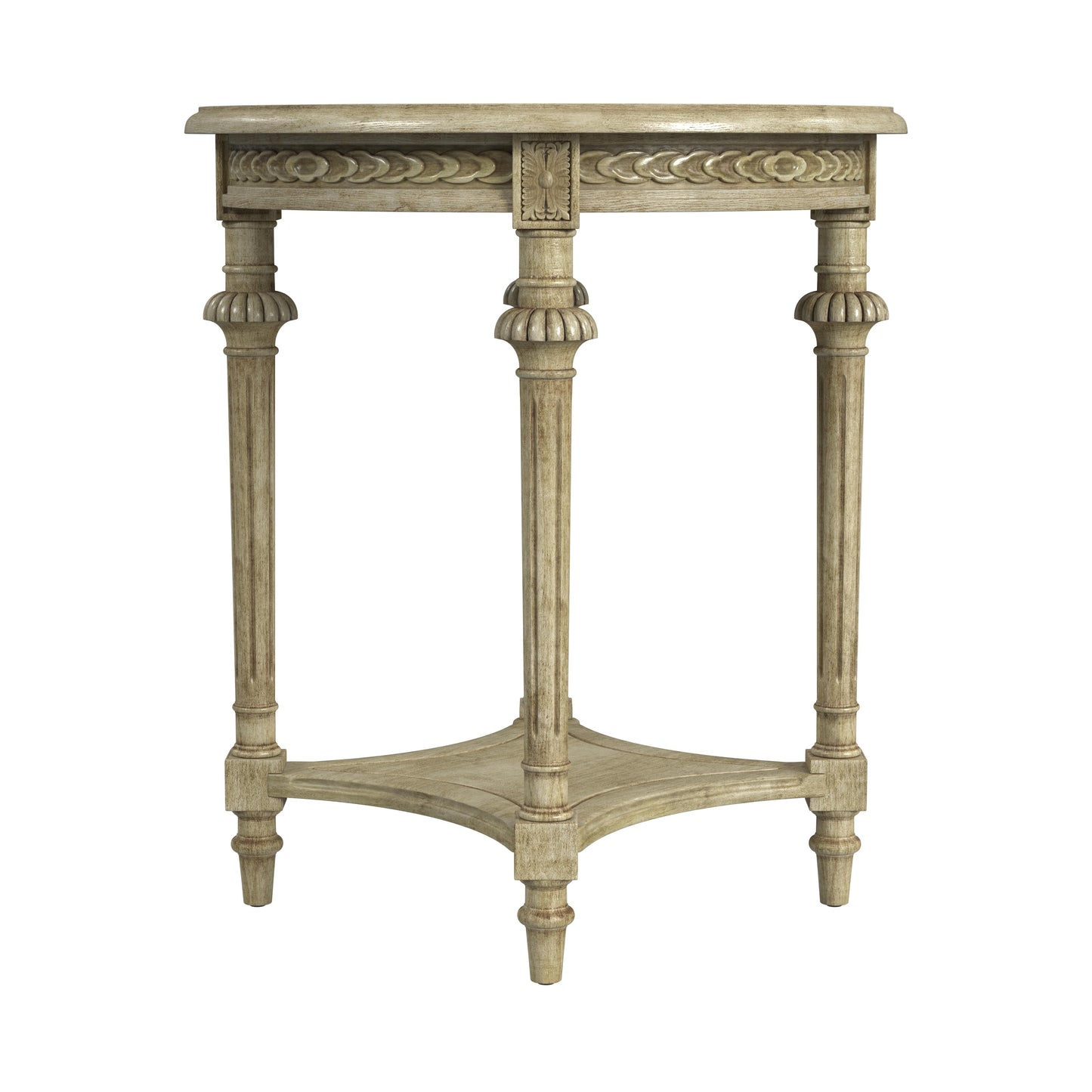Hellinger Round End Table in Beige 6162424