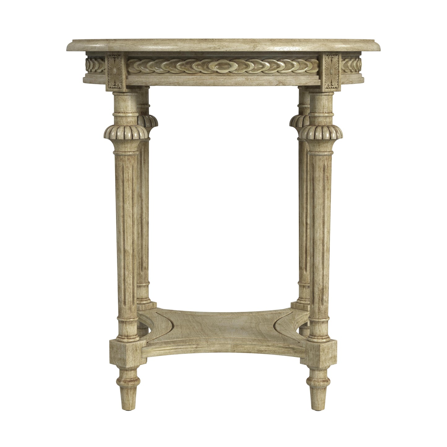 Hellinger Round End Table in Beige 6162424