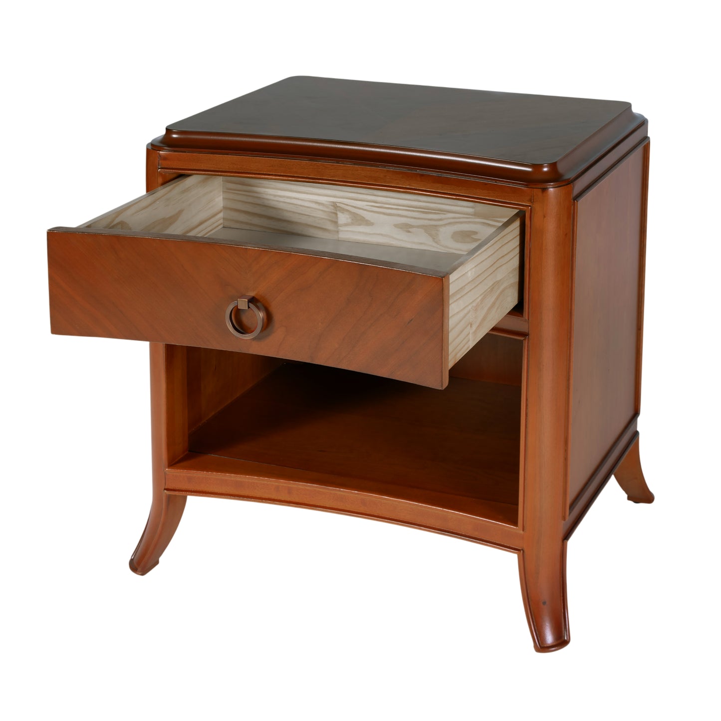 Butler Specialty Company Granby 25 in. W 1 Drawer Nightstand with Lower Open Shelf, Brown