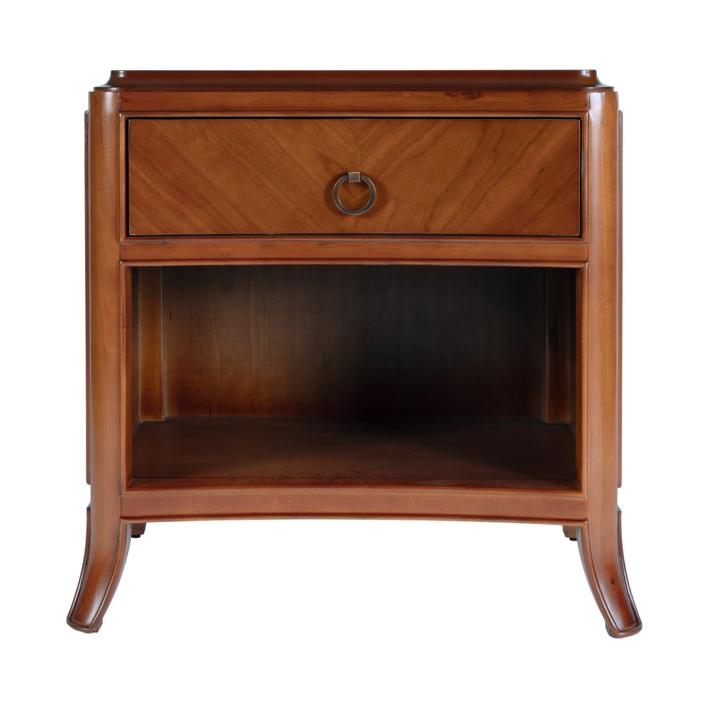 Butler Specialty Company Granby 25 in. W 1 Drawer Nightstand with Lower Open Shelf, Brown