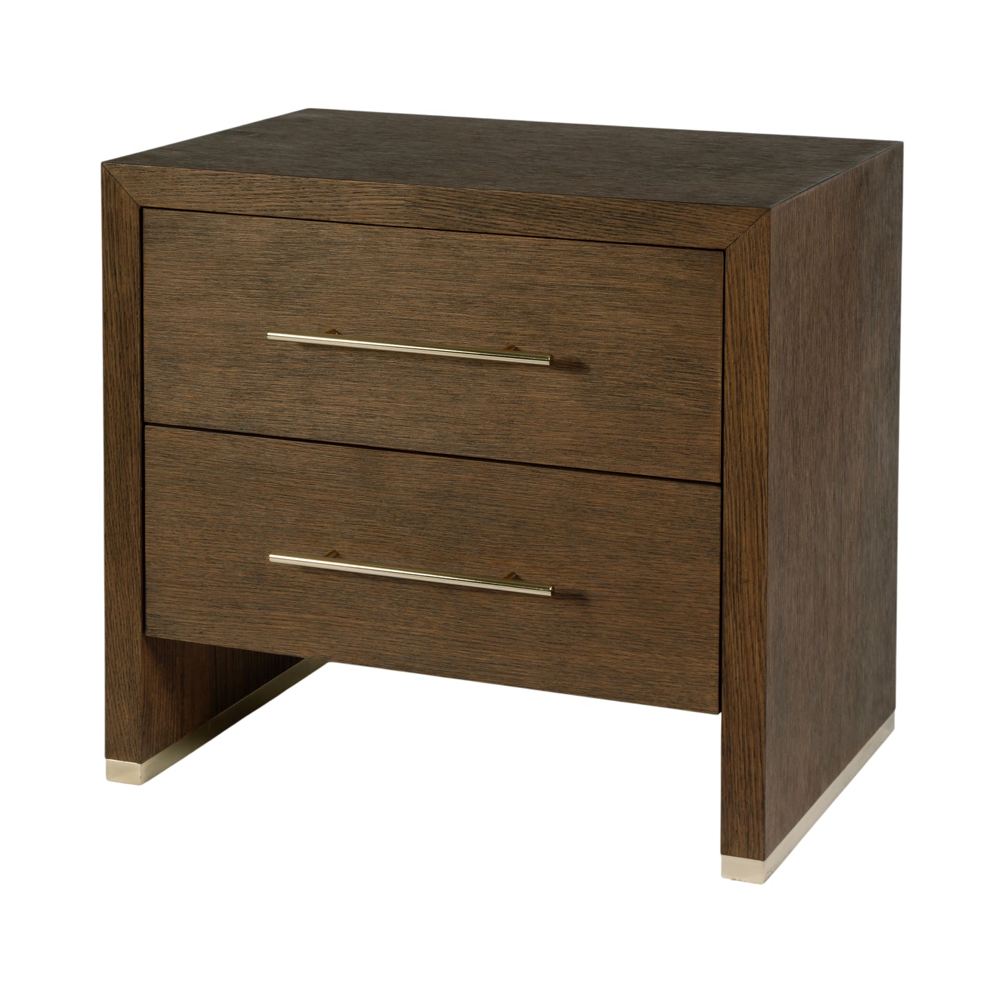 Butler Specialty Company Porter 28 in. W Rectangular Wood 2 Drawer Nightstand, Brown