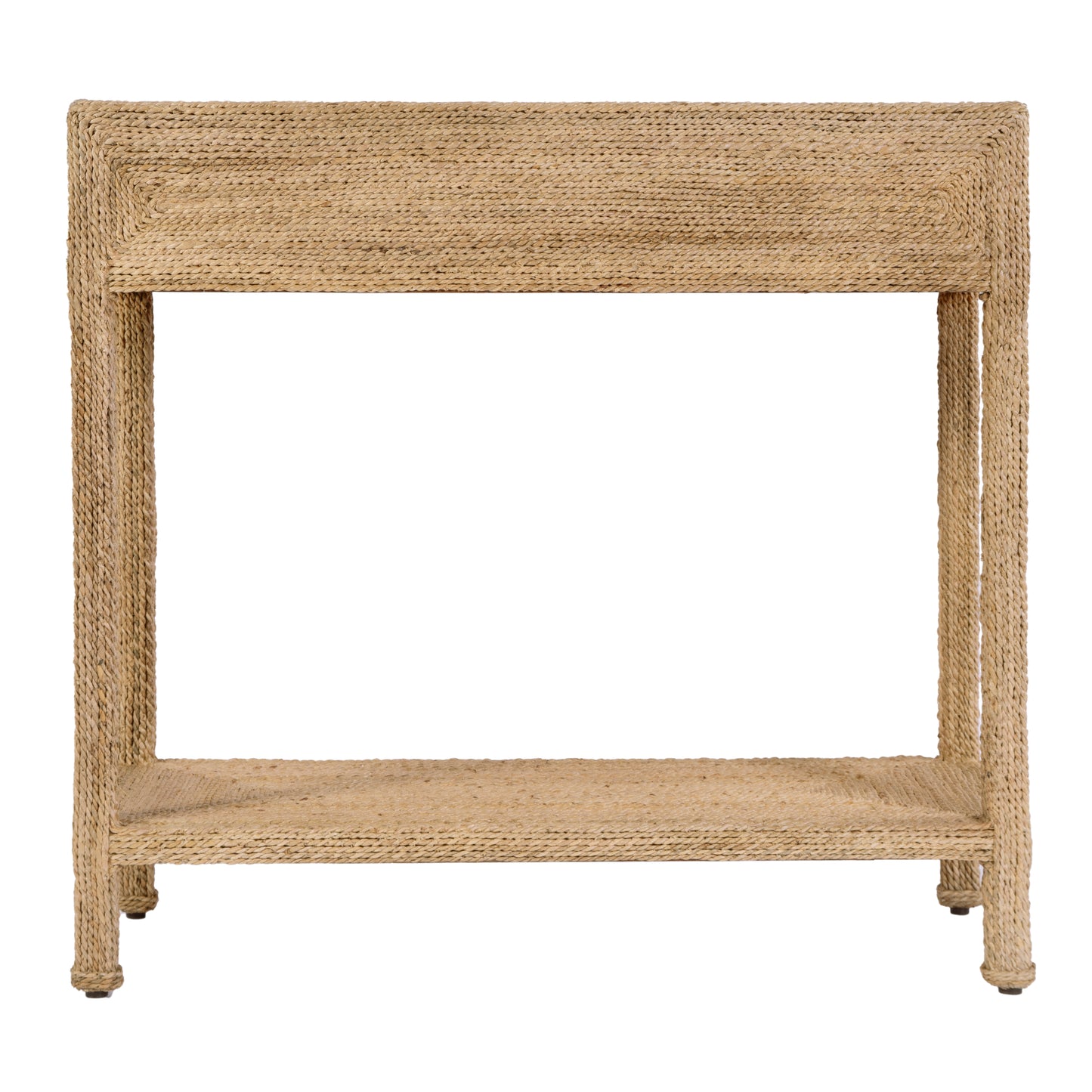 Butler Specialty Company Como 31.5 in. W Rectangular Banana Leaf 1 Drawer Console Table with Lower Open Shelf, Natural