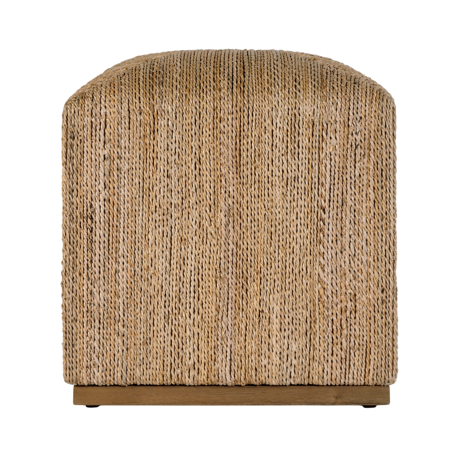 Butler Specialty Company Como 17 in. W Square Banana Leaf Accent Stool, Natural