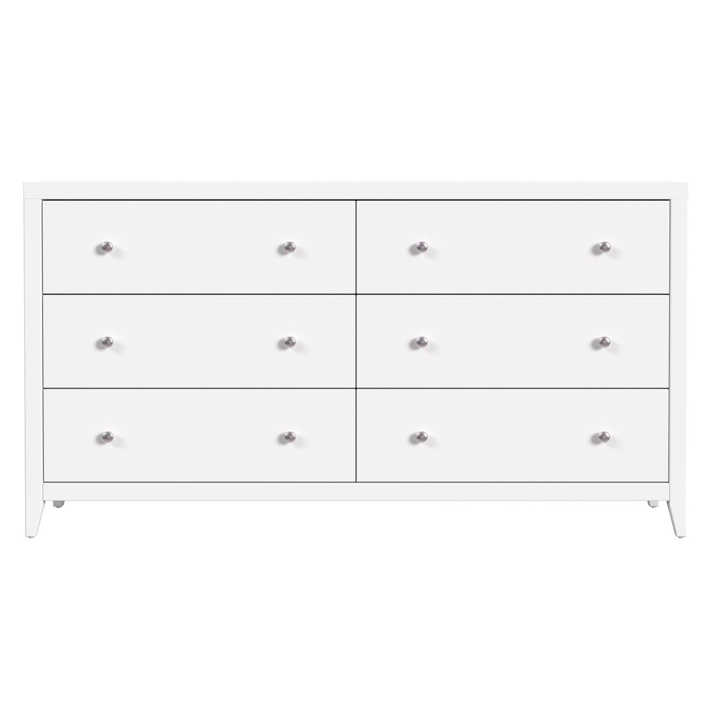 Butler Specialty Company Dana 60 in. W Rectangular Wood 6 Drawer Dresser, White