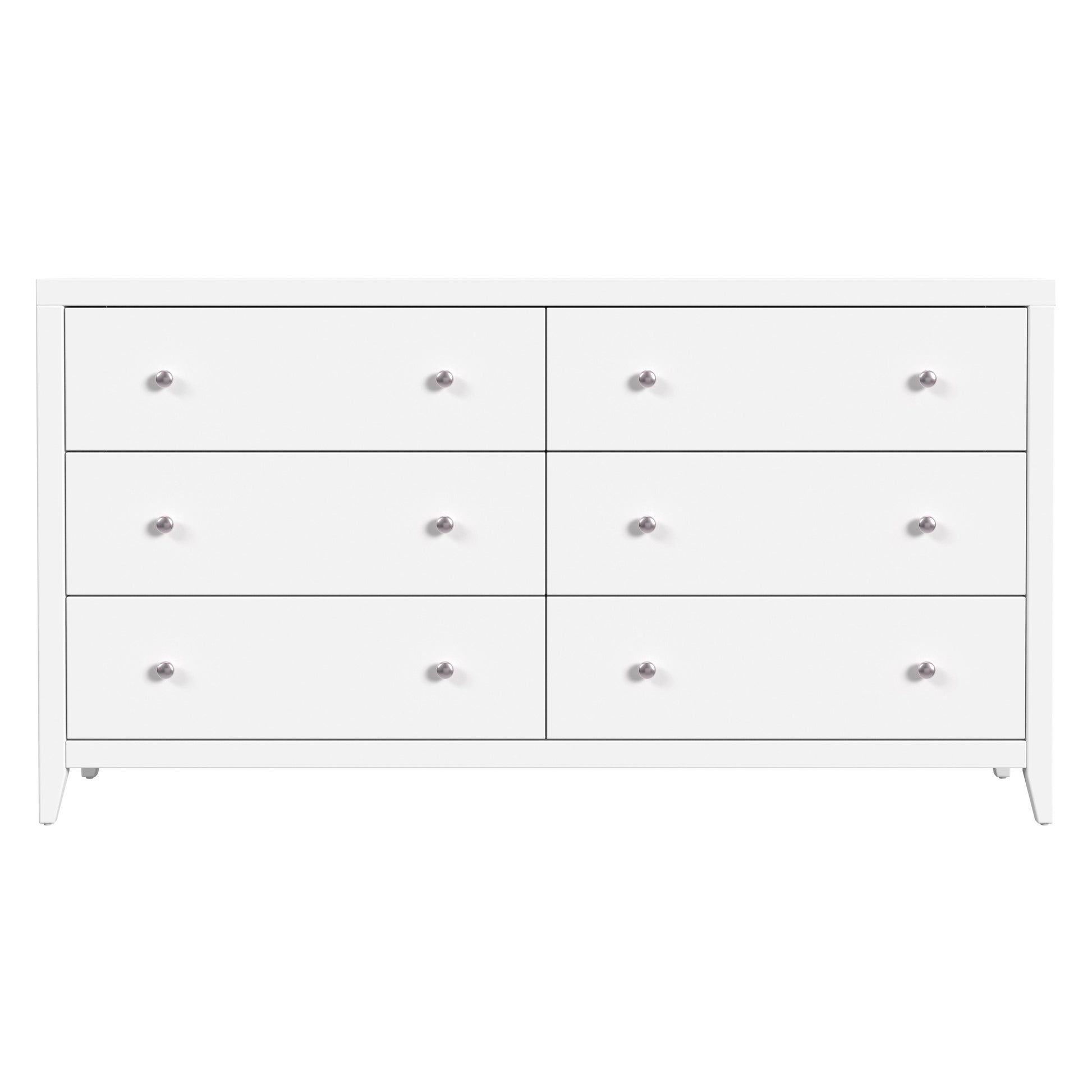 Butler Specialty Company Dana 60 in. W Rectangular Wood 6 Drawer Dresser, White