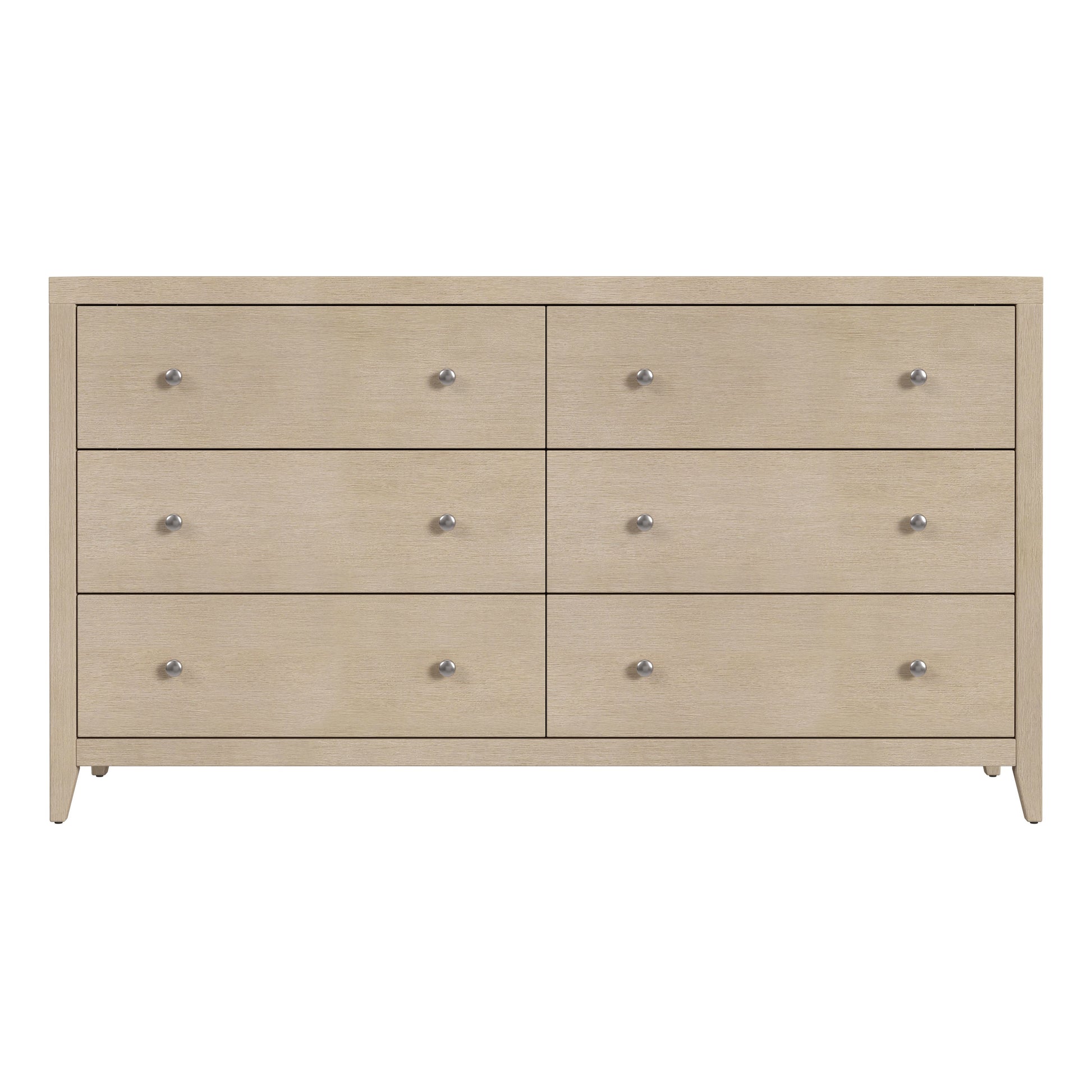 Butler Specialty Company Dana 60 in. W Rectangular Wood 6 Drawer Dresser, Taupe