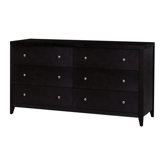 Butler Specialty Company Dana 60 in. W Rectangular Wood 6 Drawer Dresser, Coffee