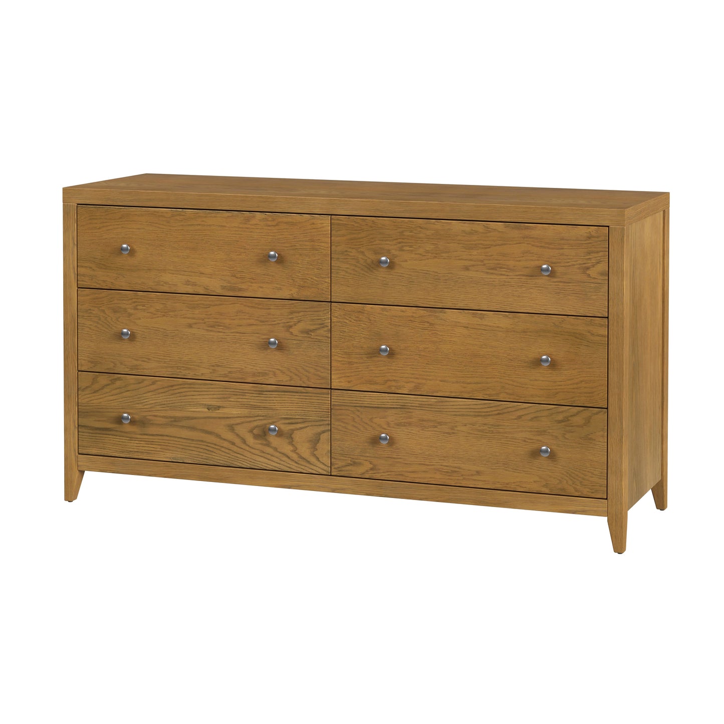Butler Specialty Company Dana 60 in. W Rectangular Wood 6 Drawer Dresser, Natural
