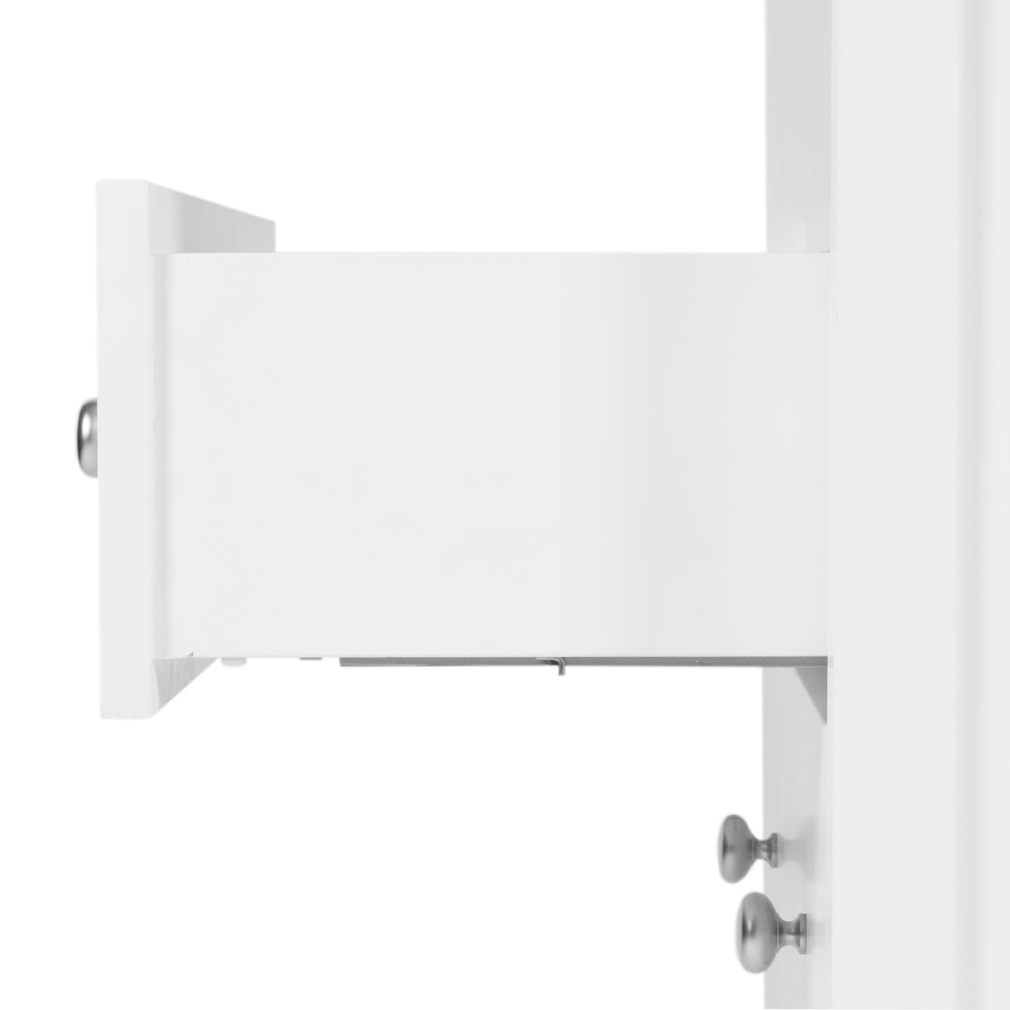 Butler Specialty Company Dana 28 in. W Rectangular Wood 2 Drawer Nightstand with Top Shelf, White