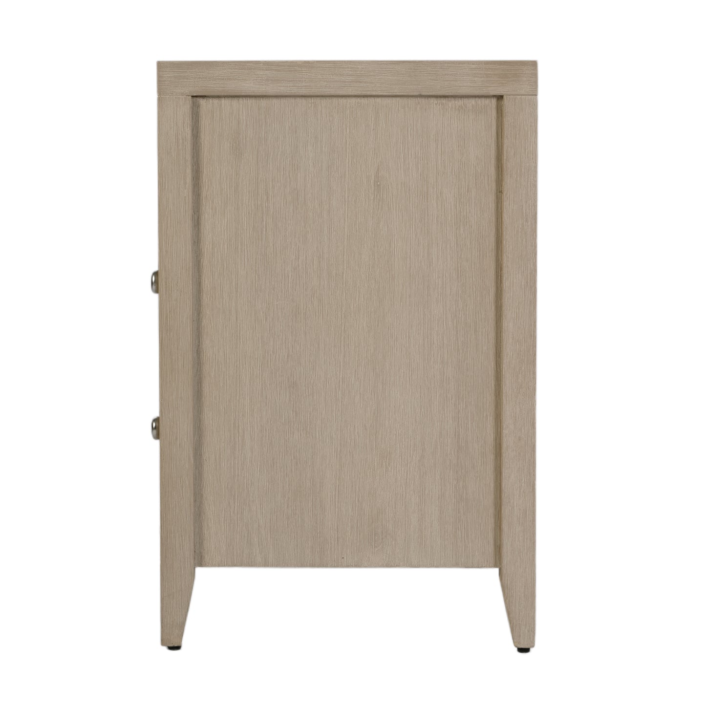 Butler Specialty Company Dana 28 in. W Rectangular Wood 2 Drawer Nightstand with Top Shelf, Taupe
