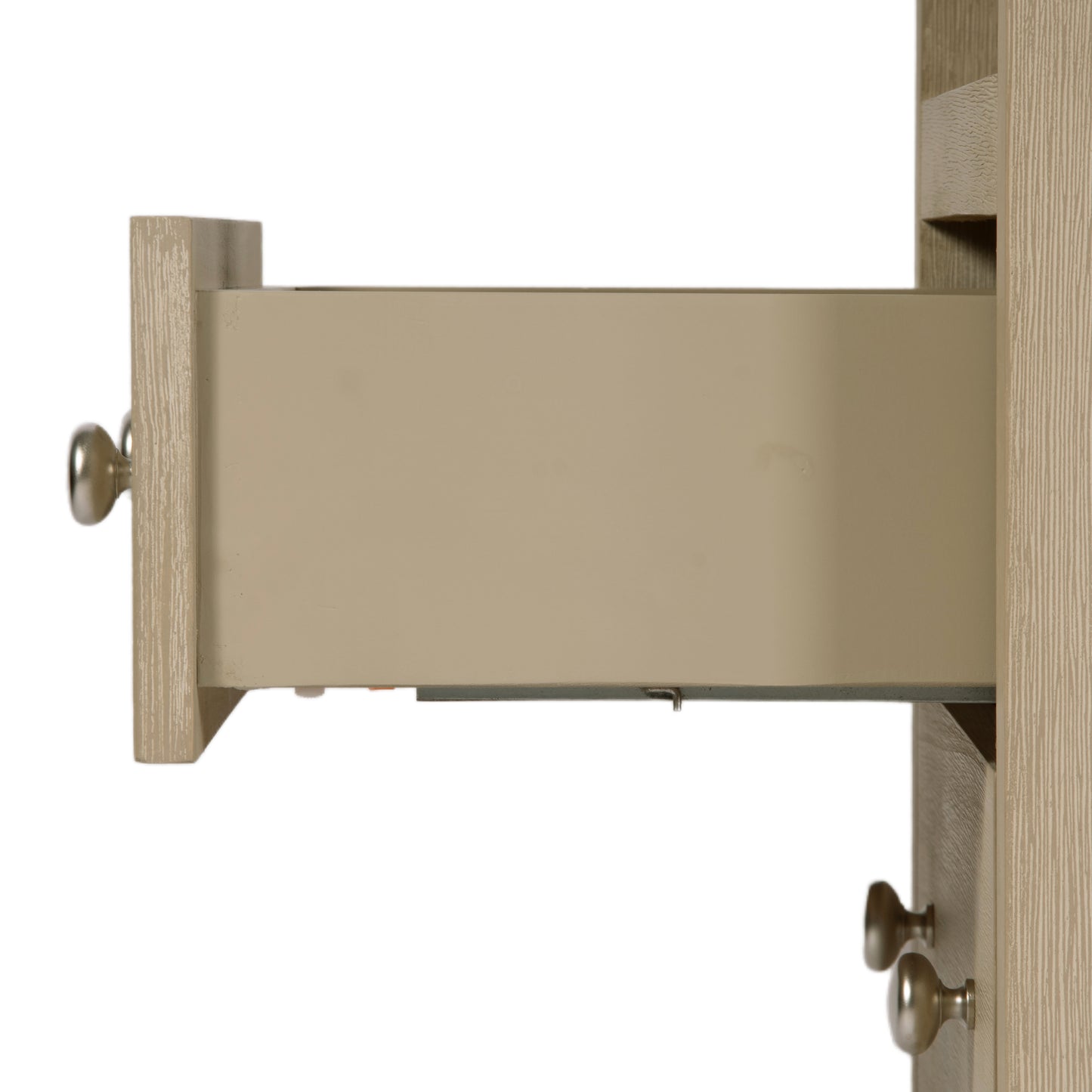 Butler Specialty Company Dana 28 in. W Rectangular Wood 2 Drawer Nightstand with Top Shelf, Taupe