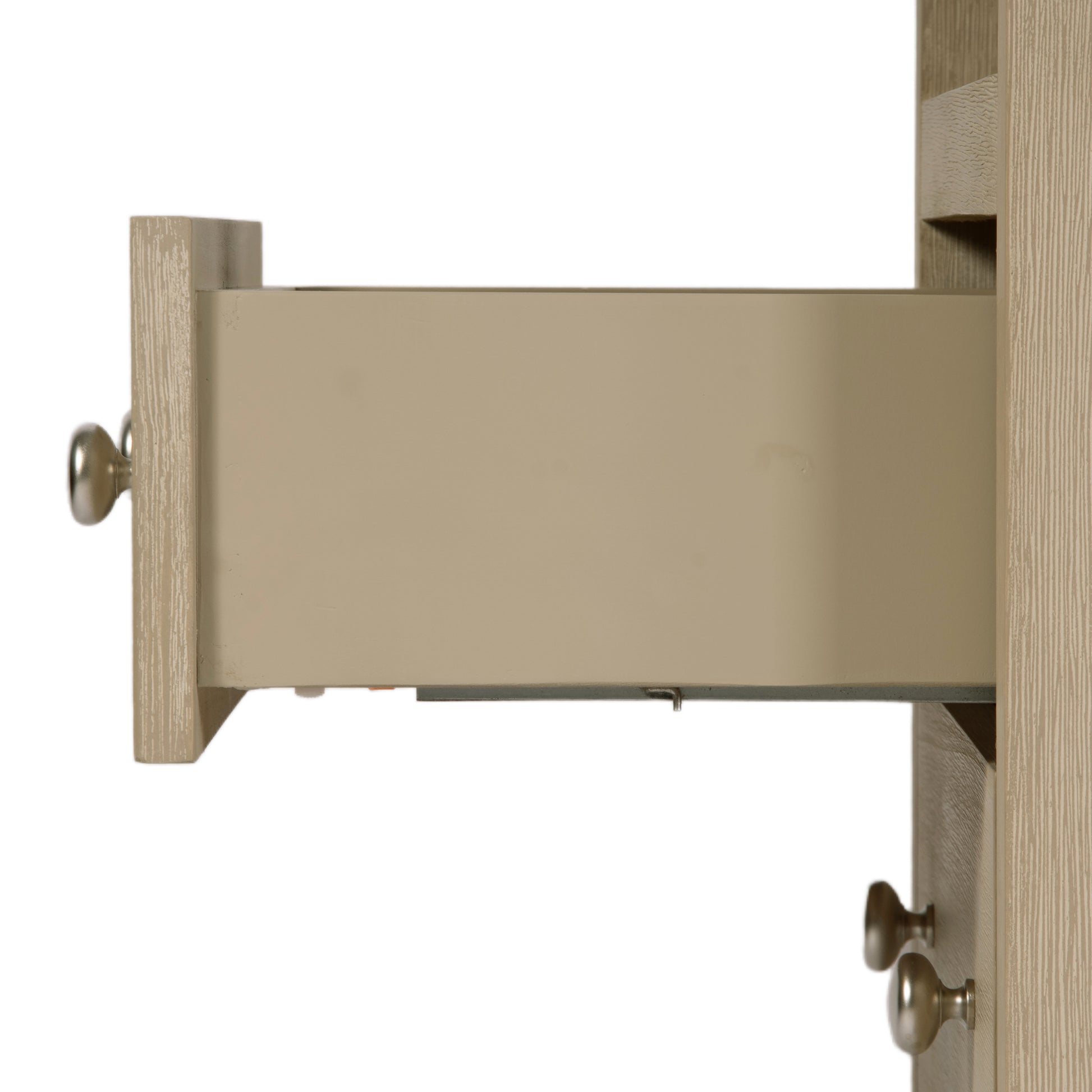 Butler Specialty Company Dana 28 in. W Rectangular Wood 2 Drawer Nightstand with Top Shelf, Taupe