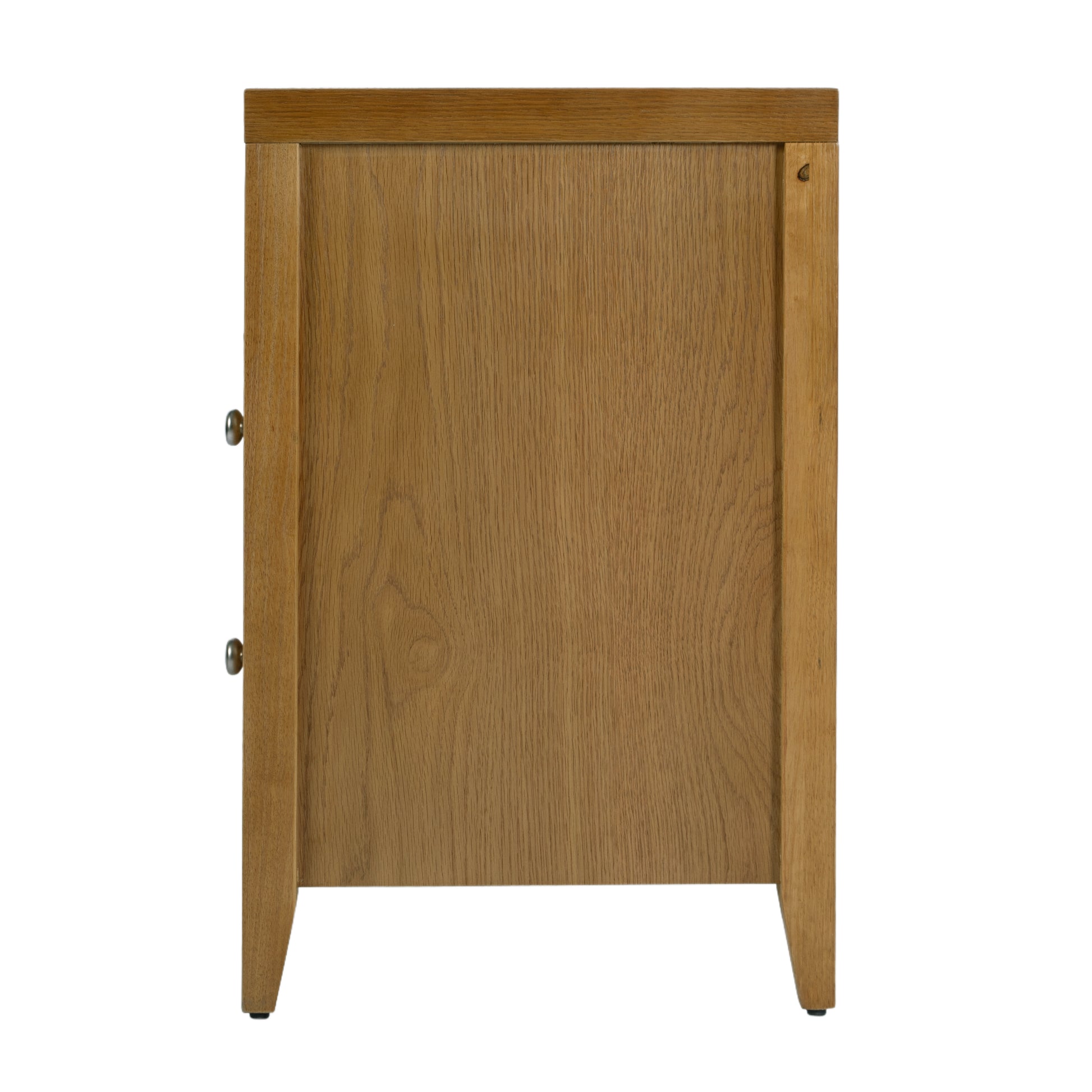 Butler Specialty Company Dana 28 in. W Rectangular Wood 2 Drawer Nightstand with Top Shelf, Natural