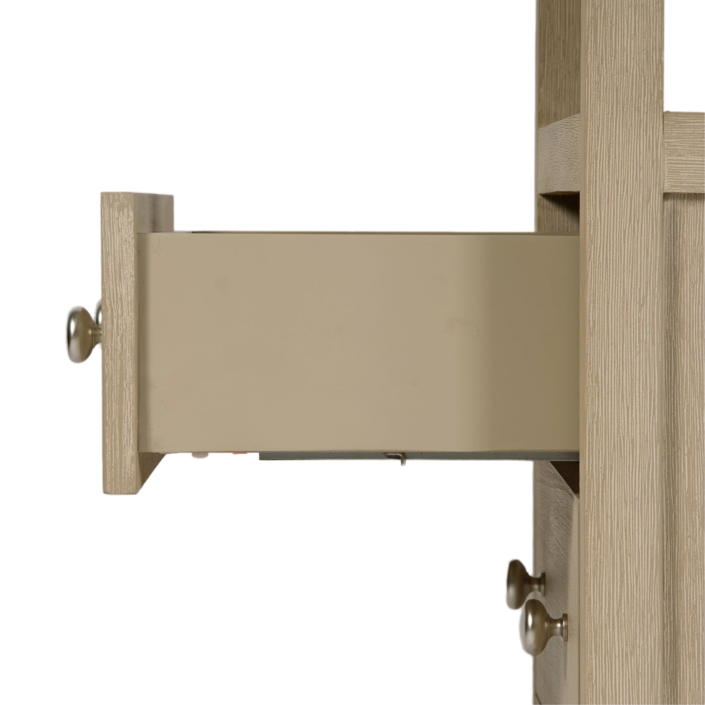Butler Specialty Company Dana 21 in. W Rectangular Wood 2 Drawer Narrow Nightstand with Top Open Shelf, Taupe