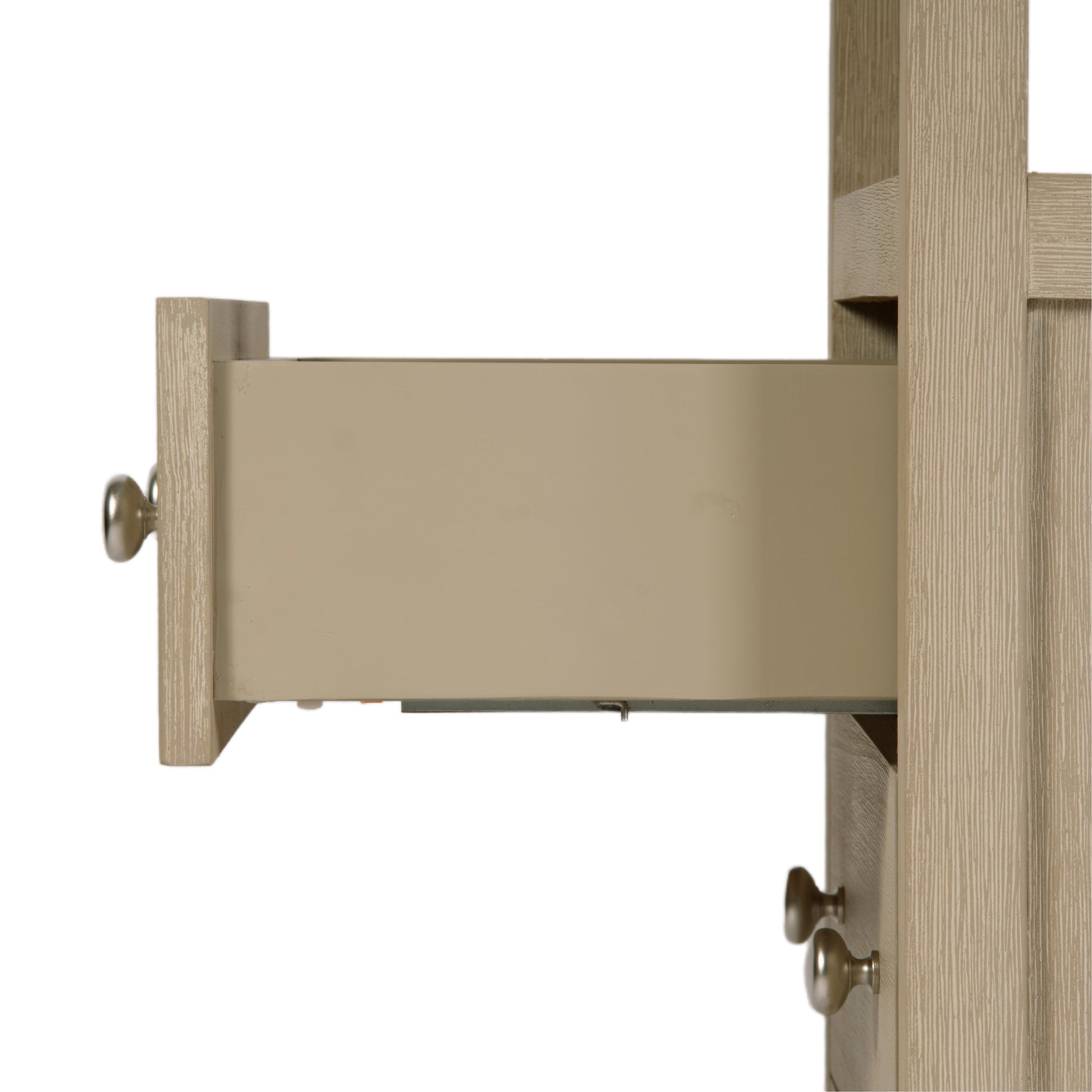 Butler Specialty Company Dana 21 in. W Rectangular Wood 2 Drawer Narrow Nightstand with Top Open Shelf, Taupe