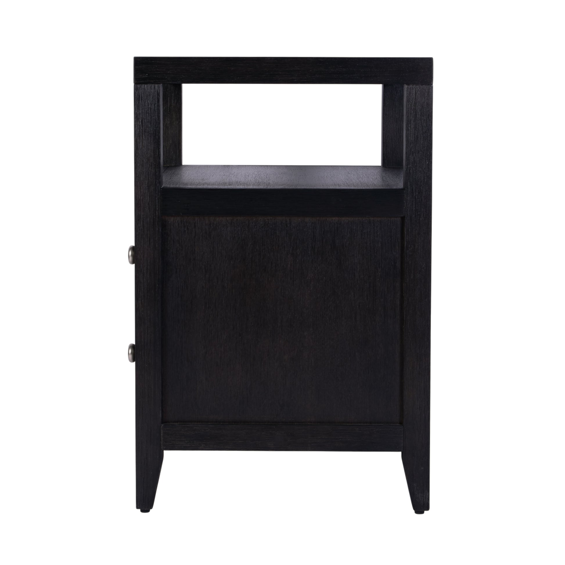 Butler Specialty Company Dana 21 in. W Rectangular Wood 2 Drawer Narrow Nightstand with Top Open Shelf, Coffee