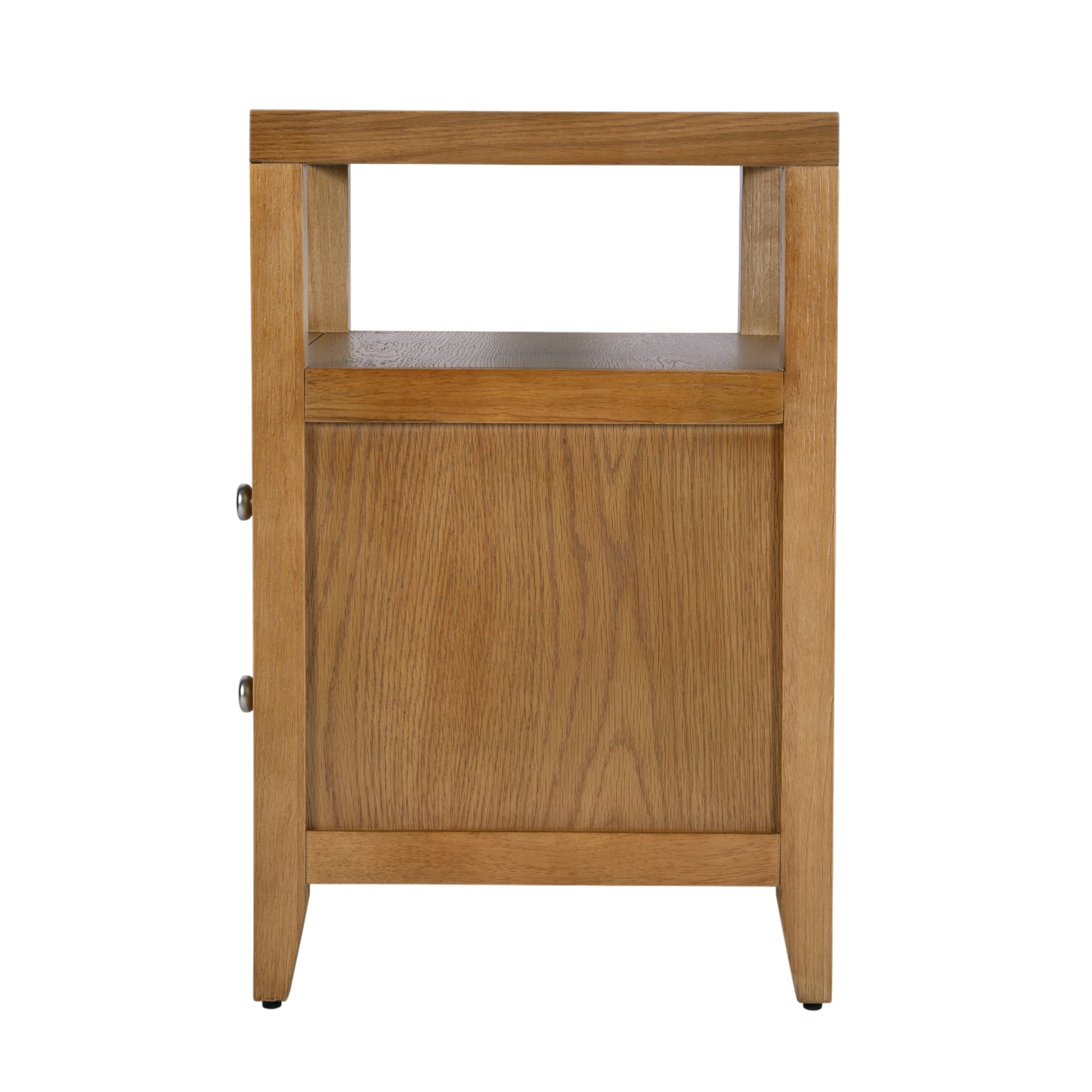Butler Specialty Company Dana 21 in. W Rectangular Wood 2 Drawer Narrow Nightstand with Top Open Shelf, Natural