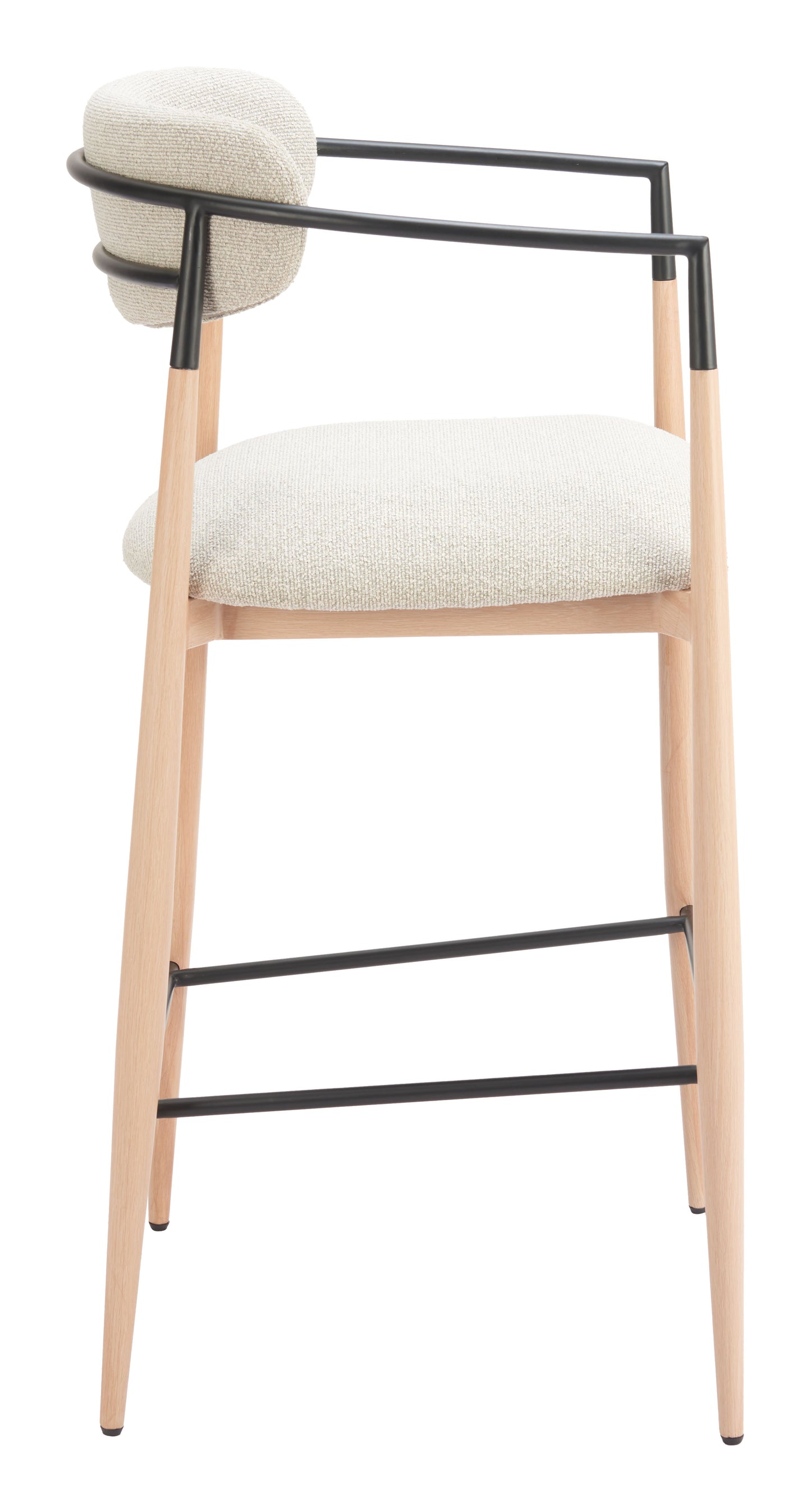 Equinox Barstool Oyster Gray & Natural - 2
