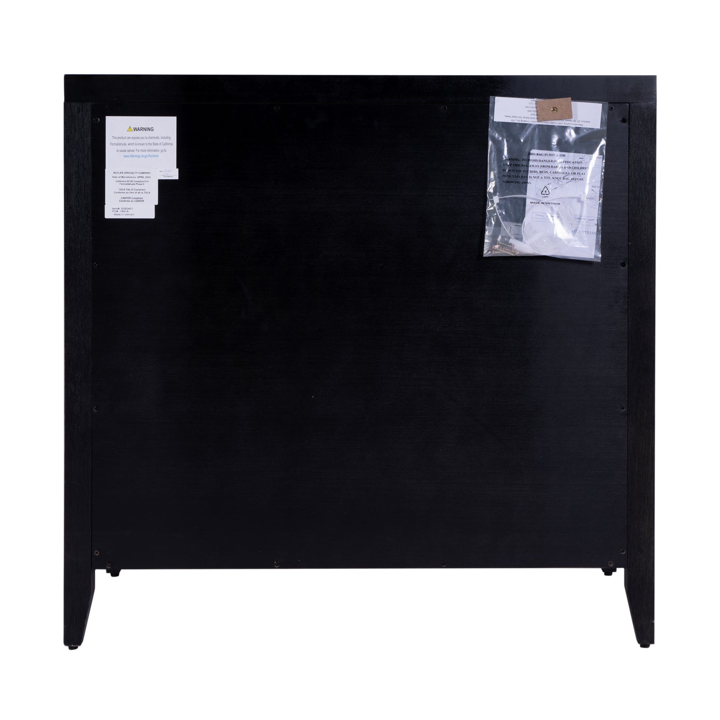 Butler Specialty Company Dana 34 in. W Rectangular Wood 3 Drawer Chest, Coffee