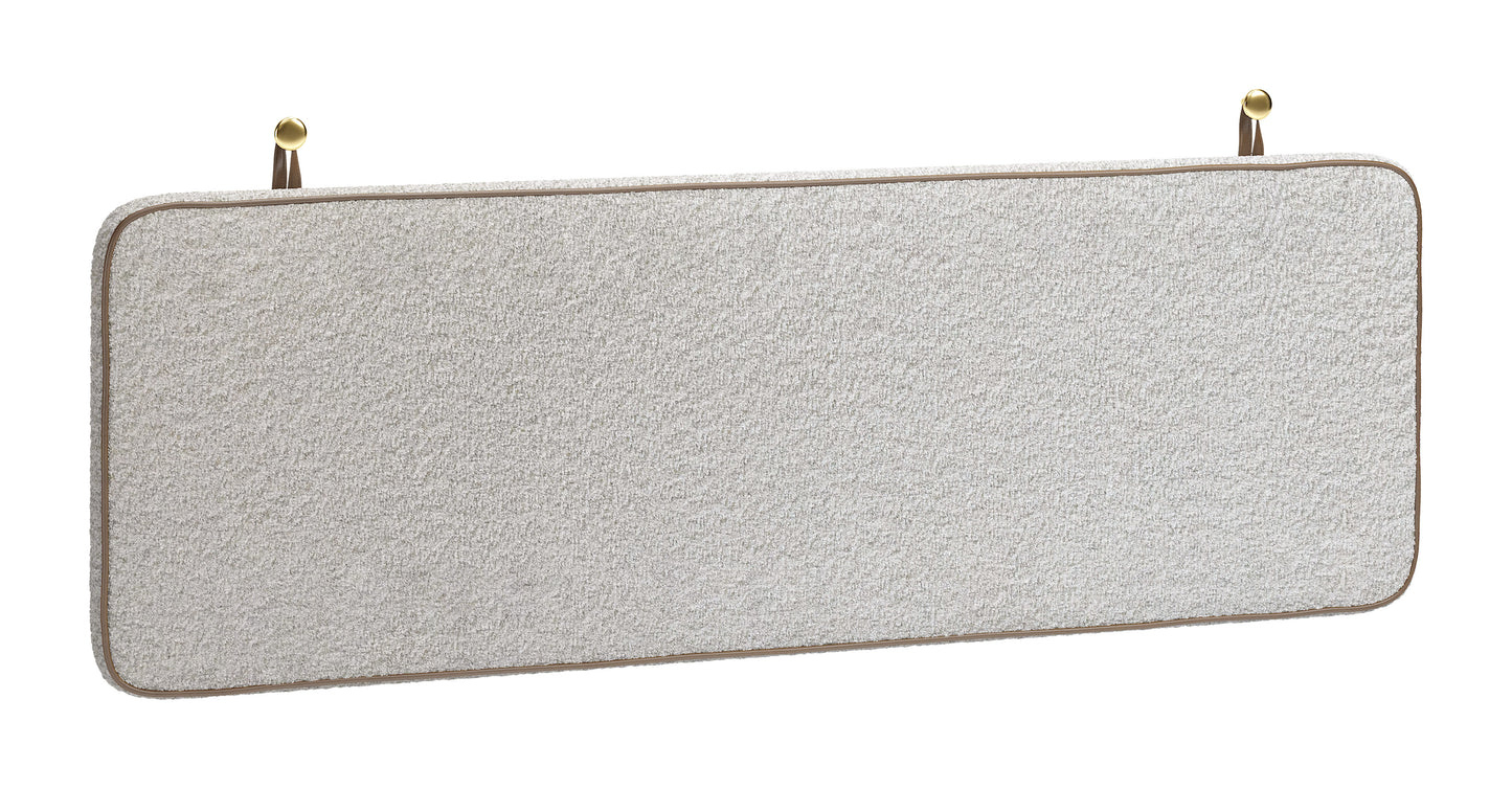 Bela Floating Queen Headboard Ivory