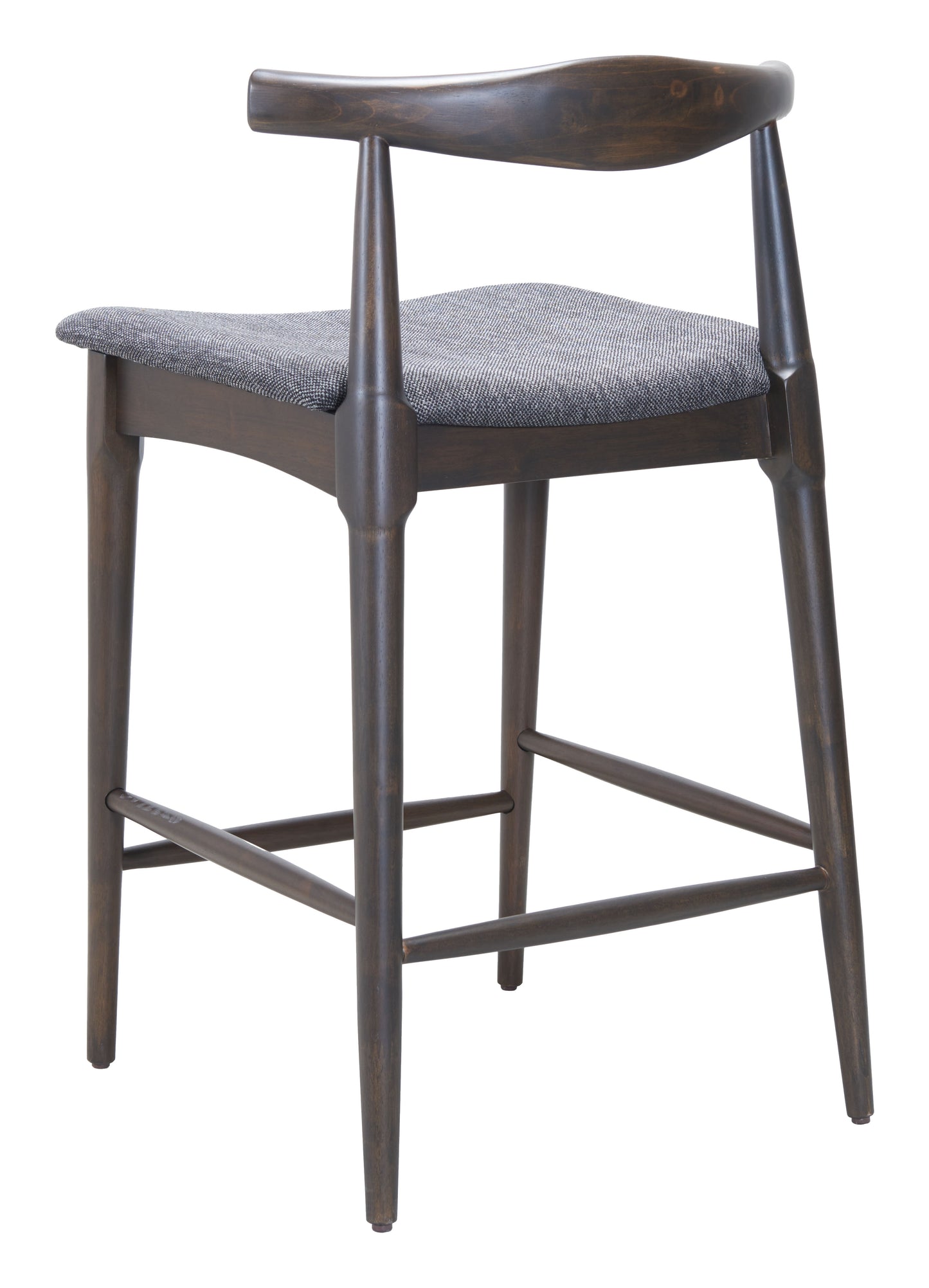 Tuzka Counter Stool (Set of 2) Gray & Espresso - 5