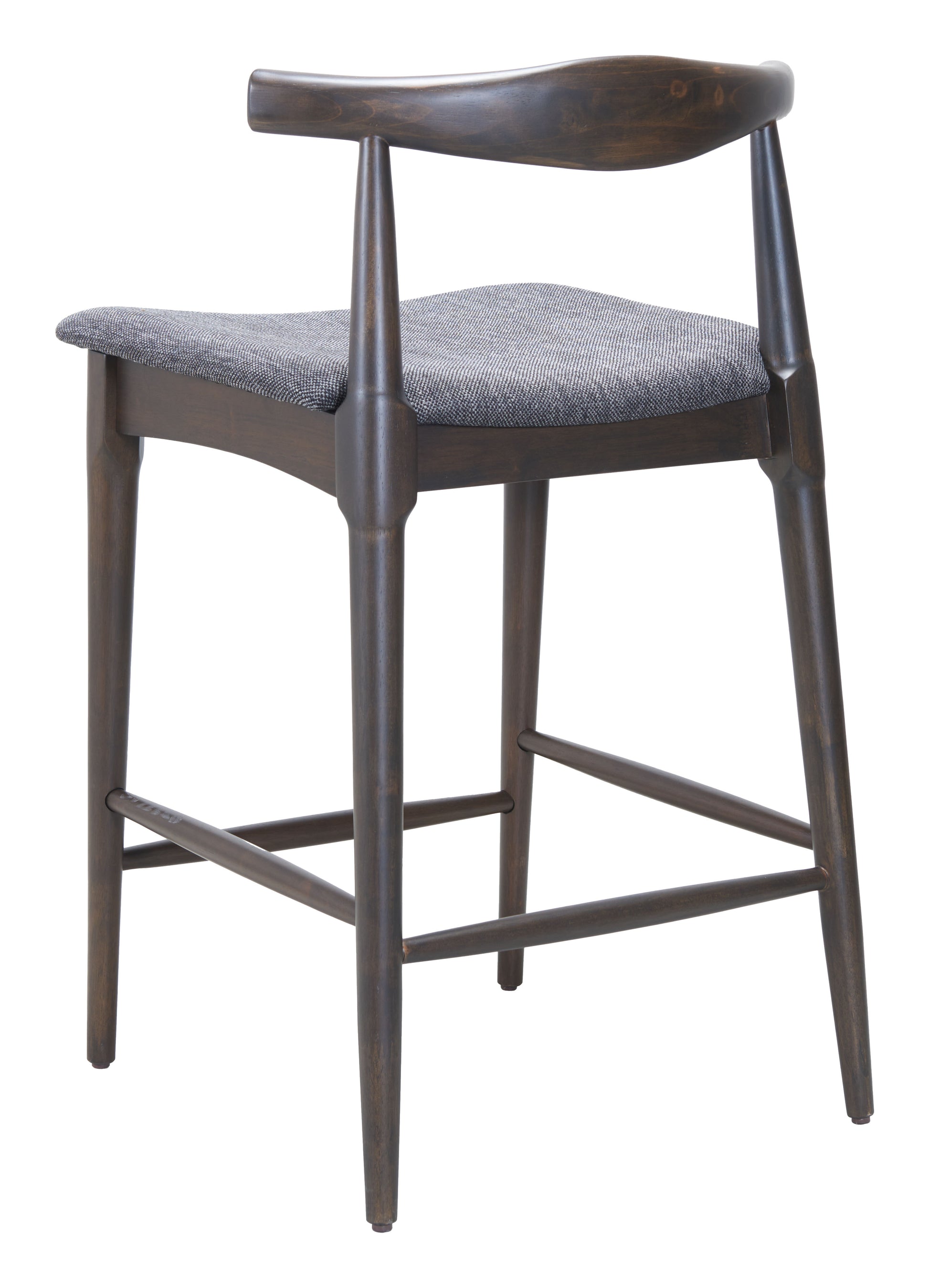Tuzka Counter Stool (Set of 2) Gray & Espresso - 5